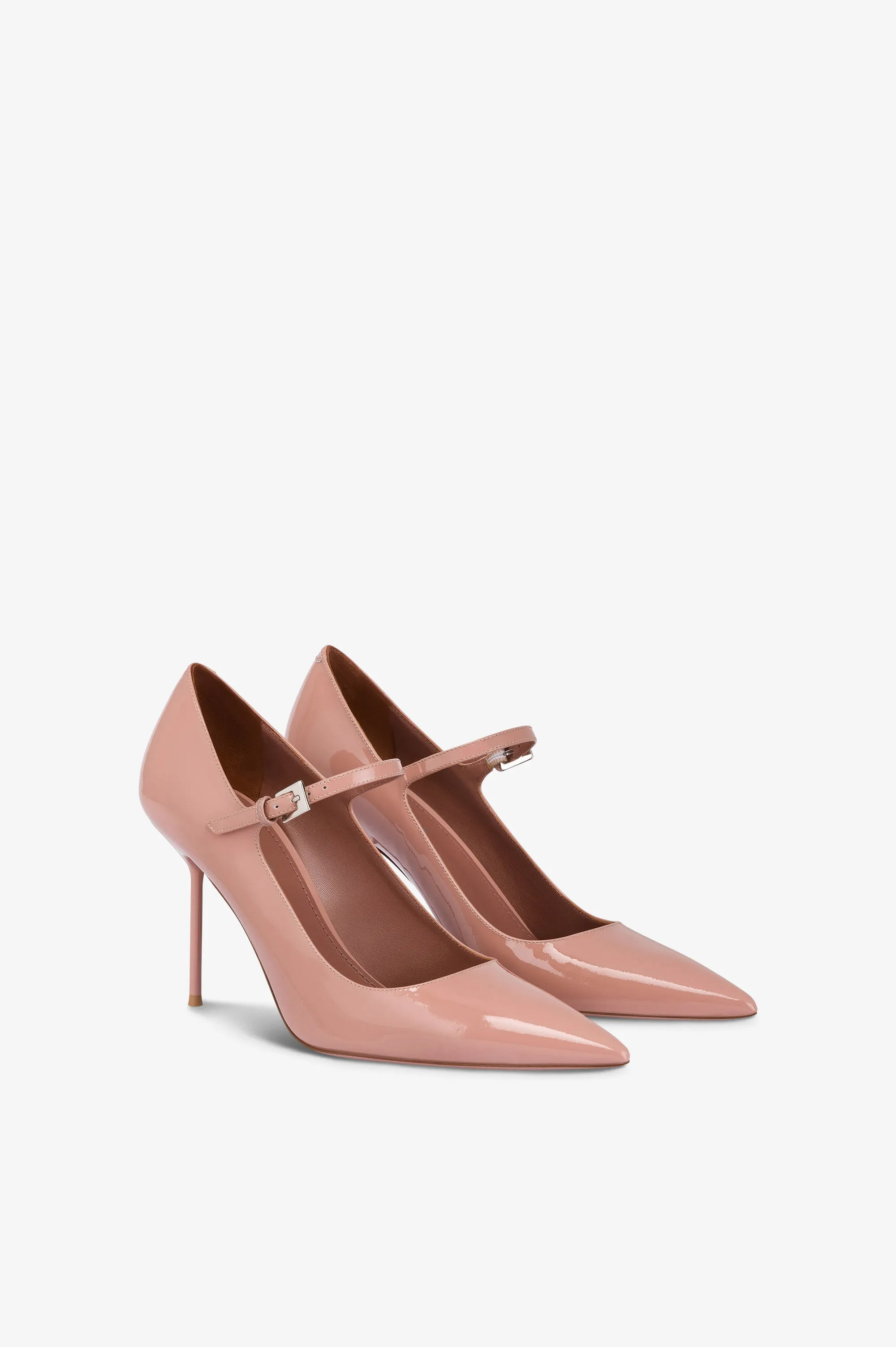 Pumps in dark phard patent leather sold by Paris Texas product image thumbnail 2