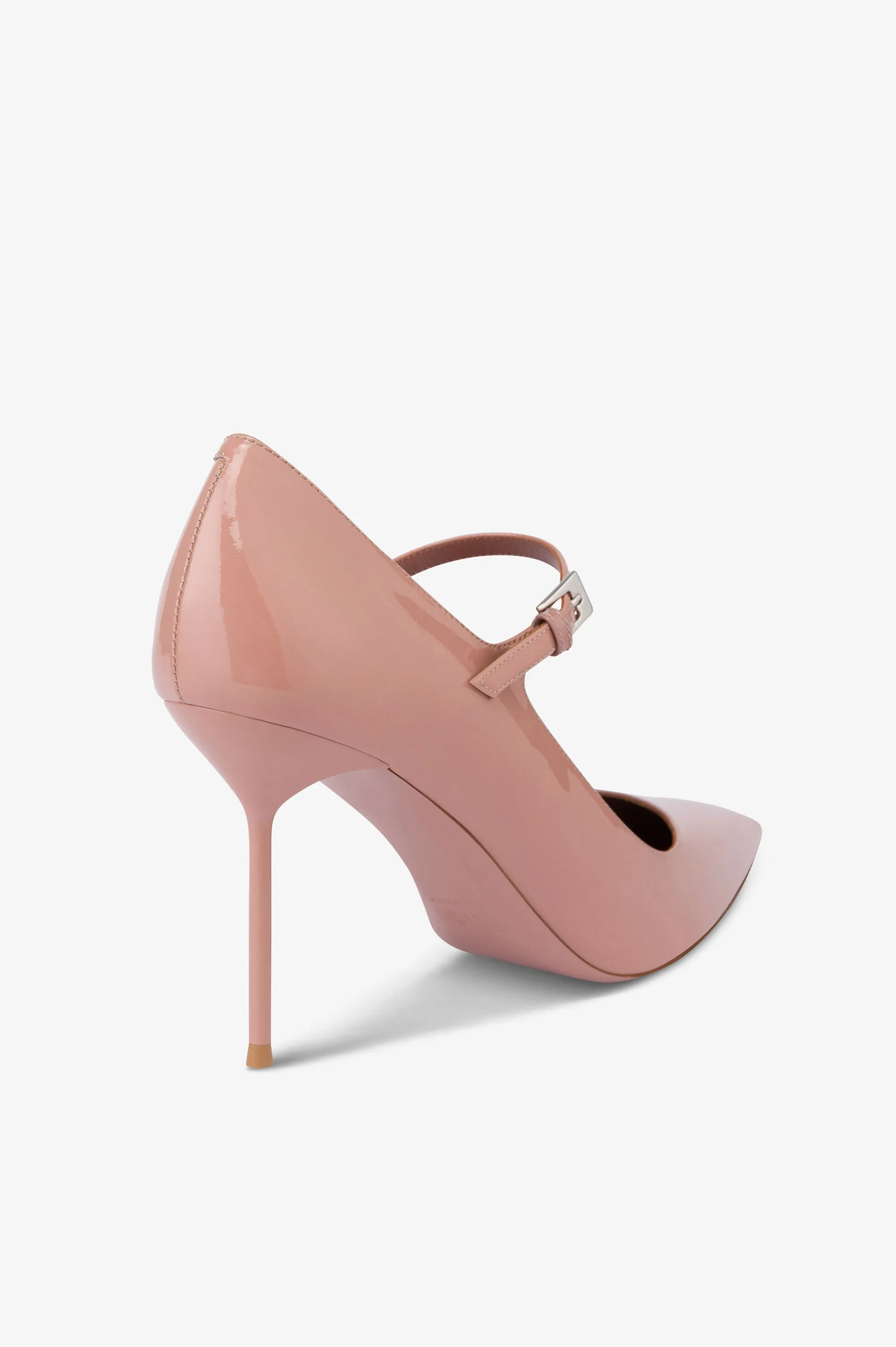 Pumps in dark phard patent leather sold by Paris Texas product image thumbnail 5