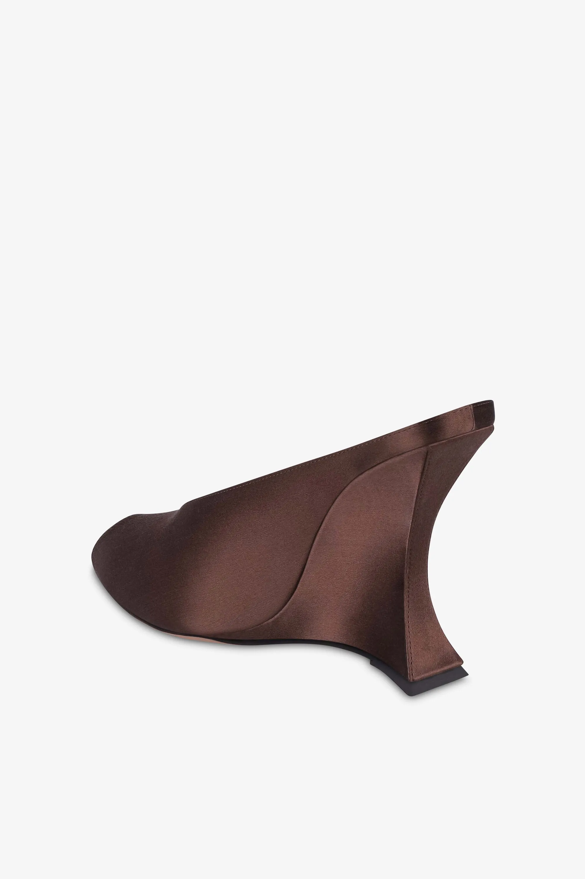 Sabots in ebony satin sold by Paris Texas product image thumbnail 5