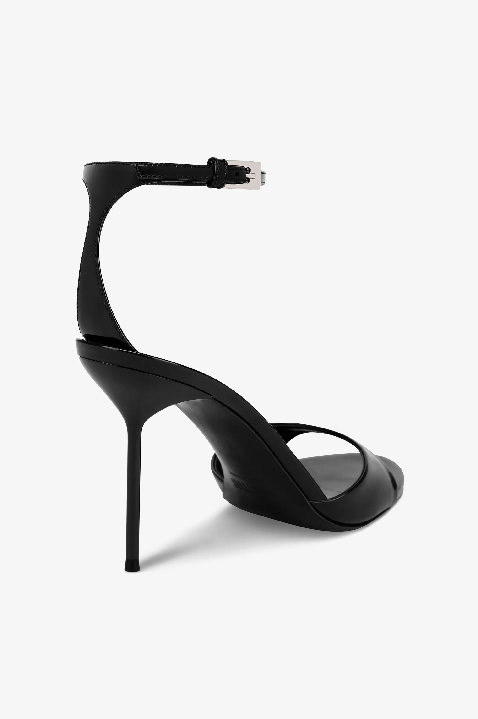 Sandals in black patent leather sold by Paris Texas product image thumbnail 5