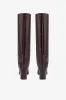 Boots in ebony croco-embossed leather sold by Paris Texas