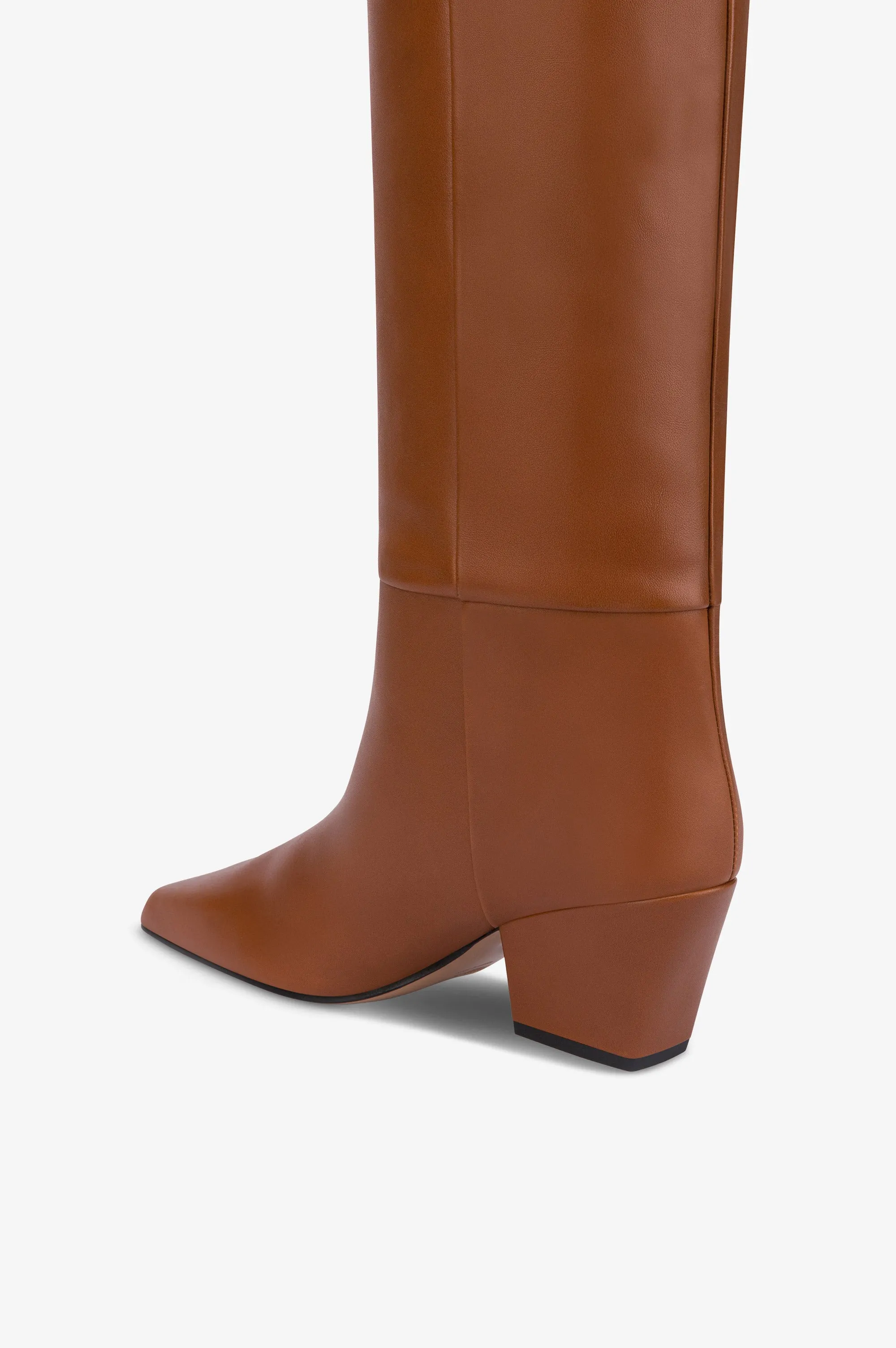 Boots in brown calf leather sold by Paris Texas product image thumbnail 5
