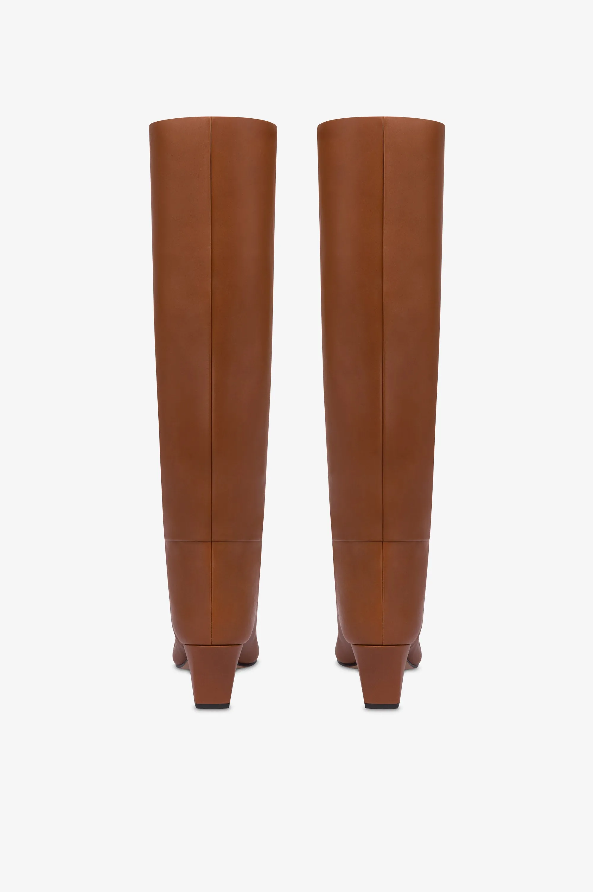 Boots in brown calf leather sold by Paris Texas product image thumbnail 4