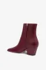 Ankle boots in rouge noir calf leather sold by Paris Texas