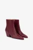 Ankle boots in rouge noir calf leather sold by Paris Texas