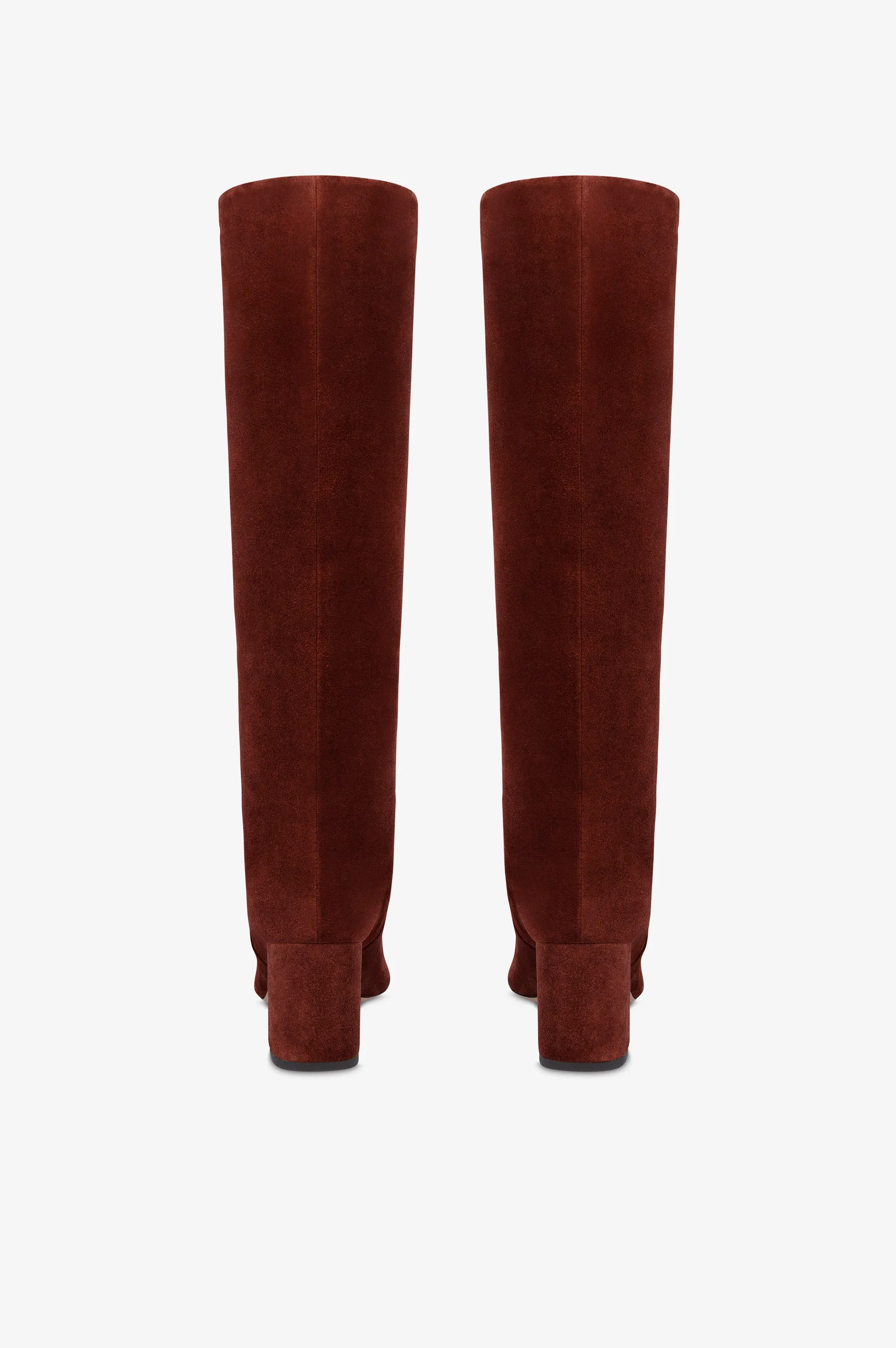 Boots in mahogany calf suede leather sold by Paris Texas product image thumbnail 4