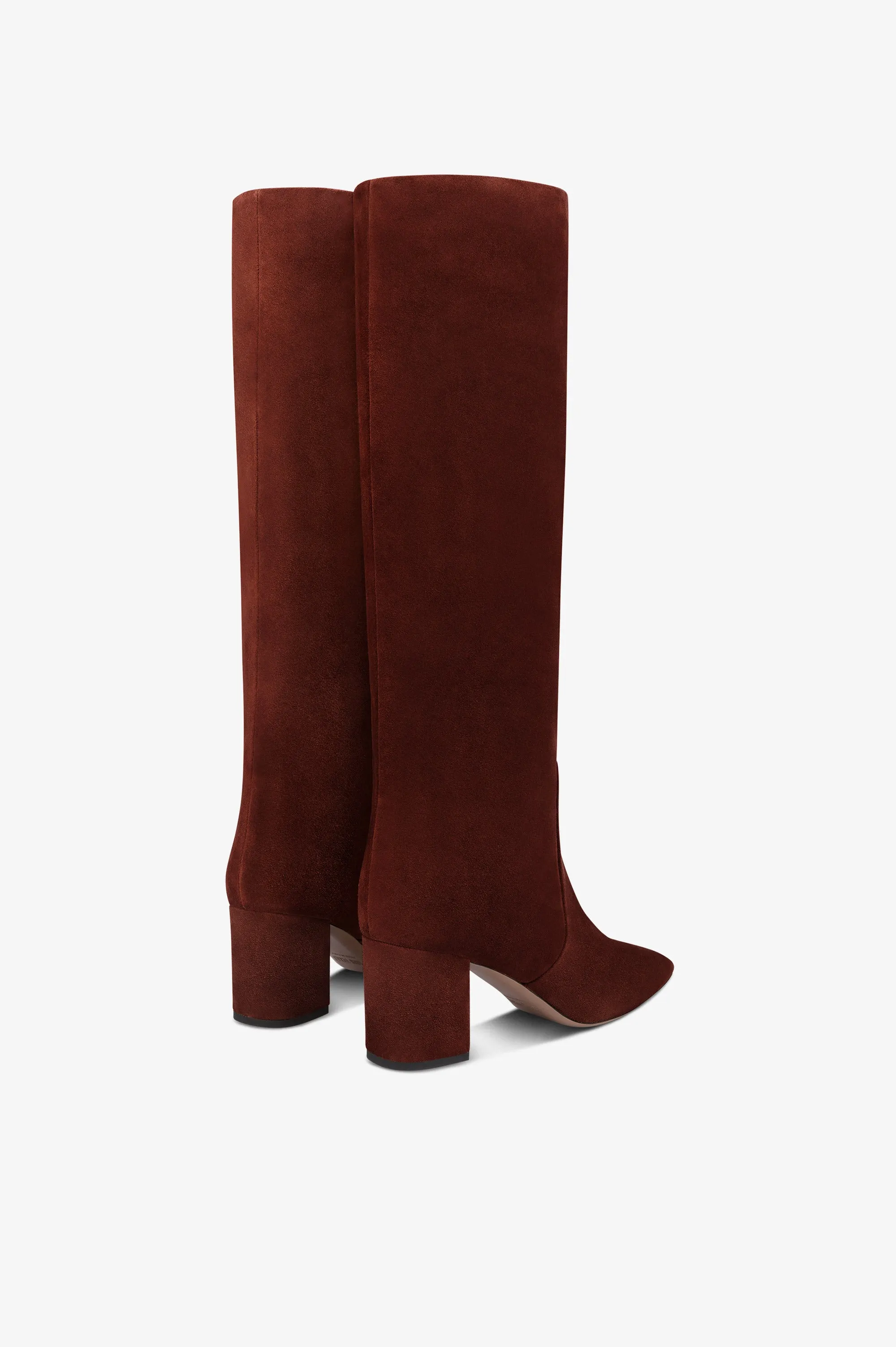 Boots in mahogany calf suede leather sold by Paris Texas product image thumbnail 3