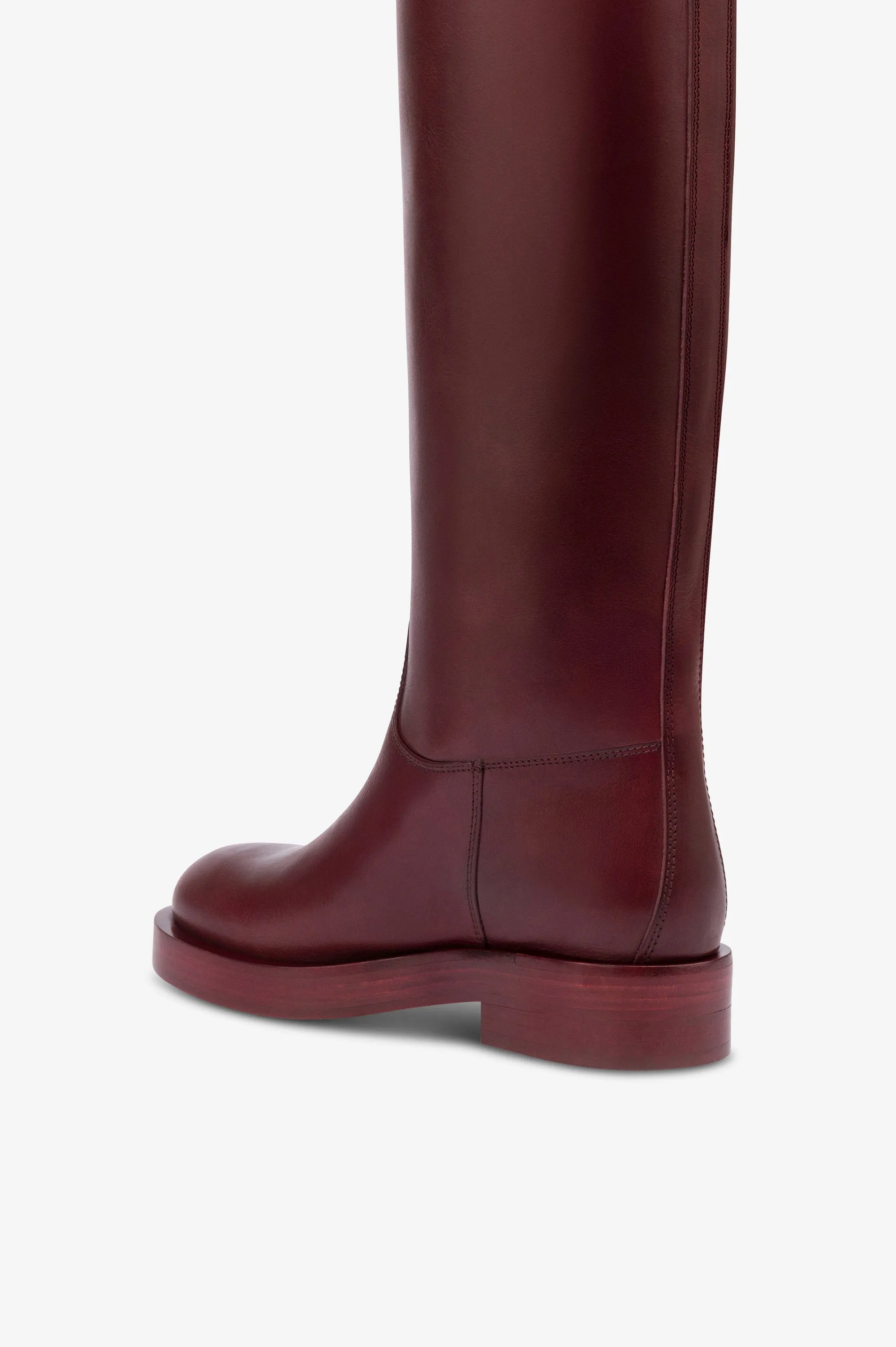 Boots in rouge noir calf leather sold by Paris Texas product image thumbnail 5