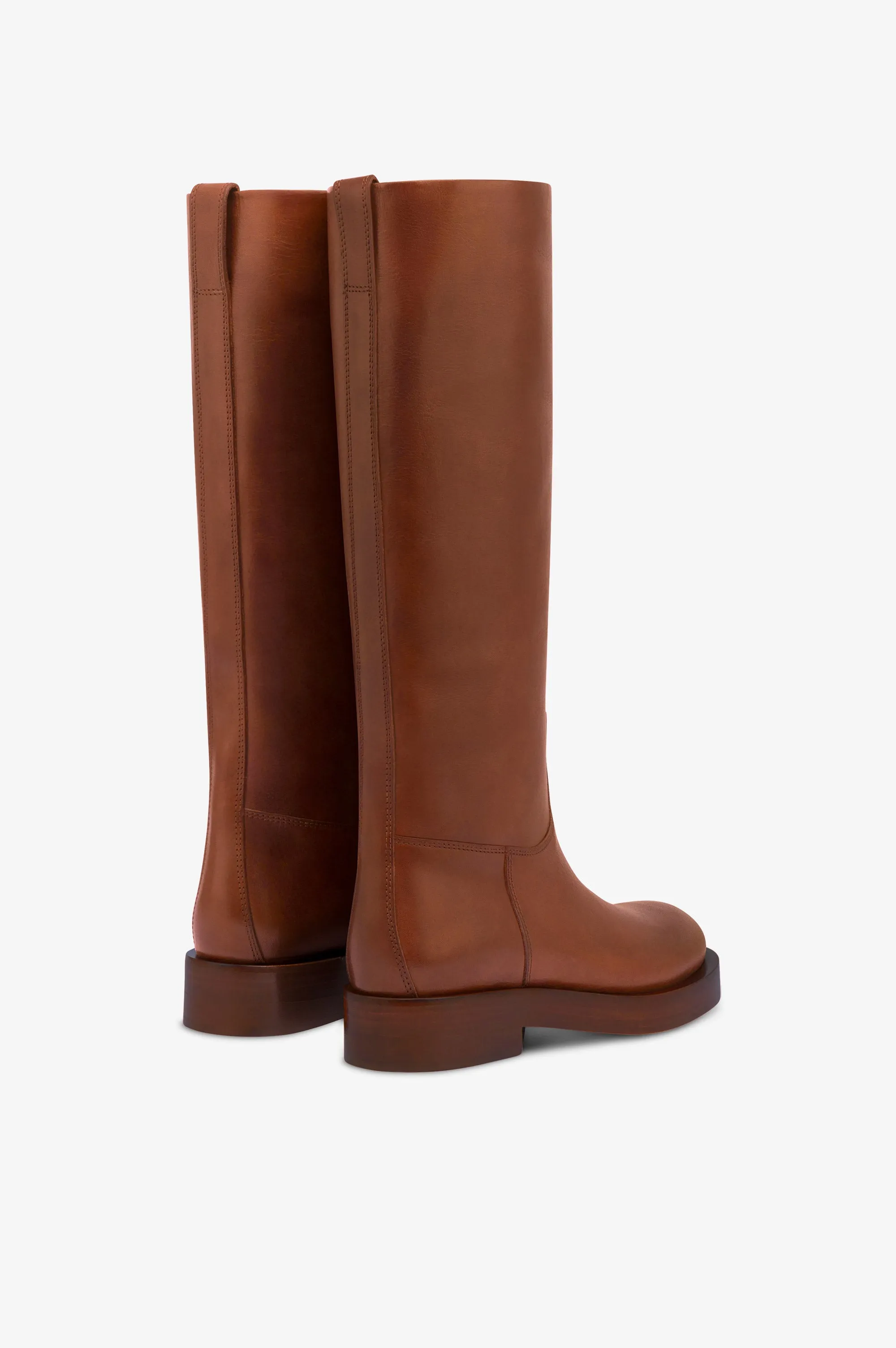 Boots in brown calf leather sold by Paris Texas product image thumbnail 3