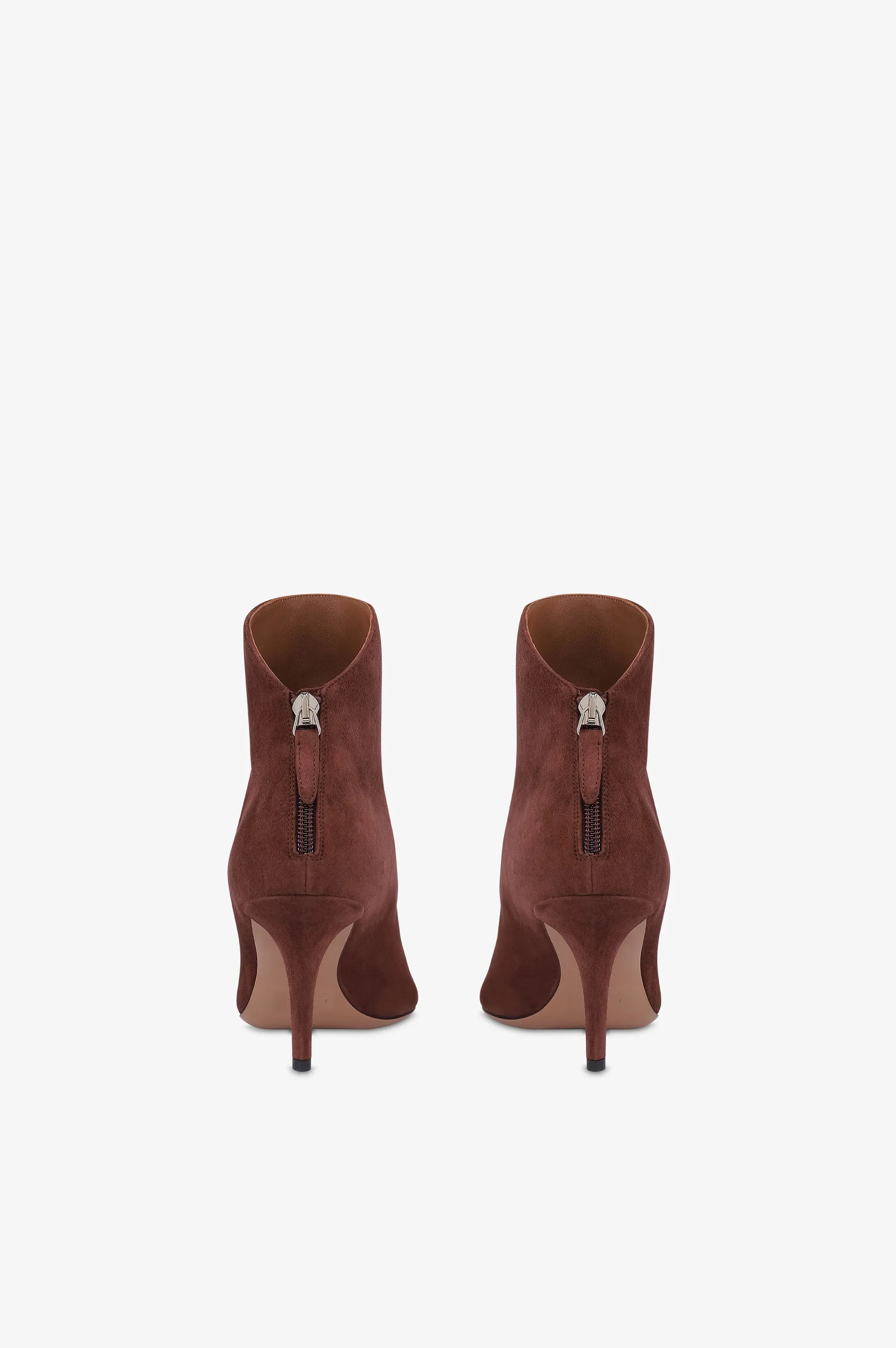 Ankle boots in mahogany suede leather sold by Paris Texas product image thumbnail 4