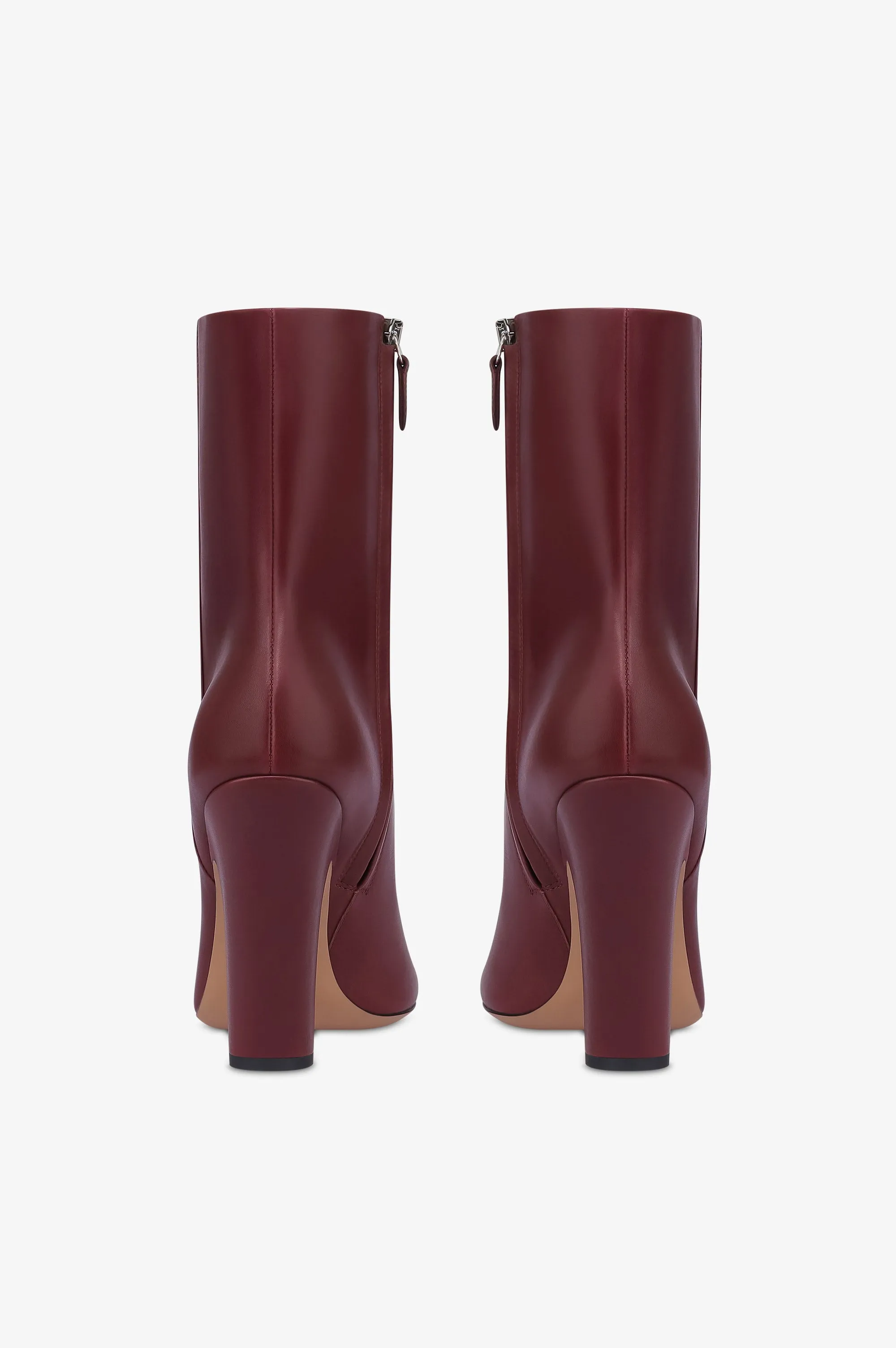 Ankle boots in rouge noir calf leather sold by Paris Texas product image thumbnail 4