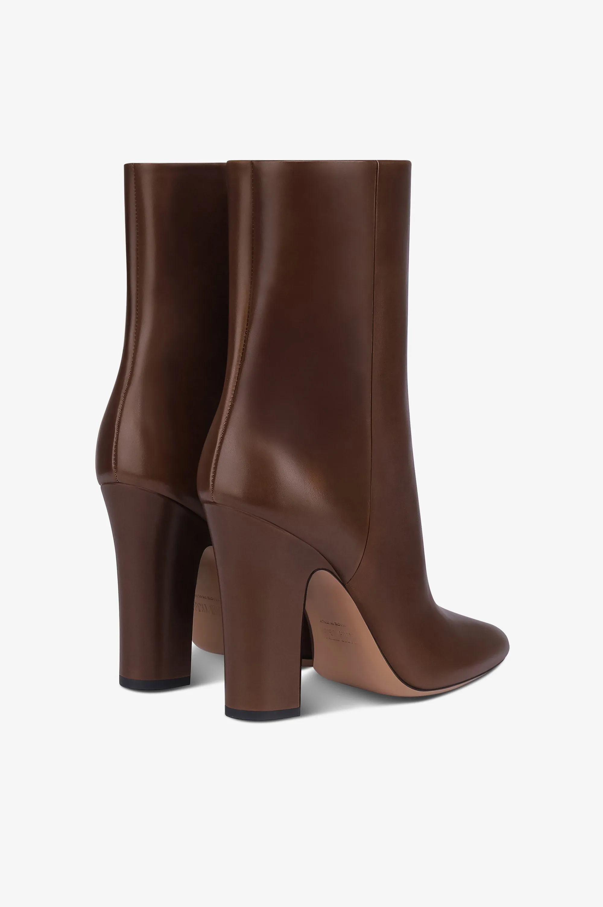 Ankle boots in ebony calf leather sold by Paris Texas product image thumbnail 3