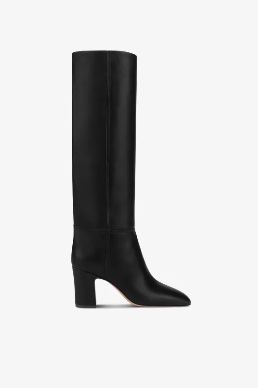 Boots in black calf leather sold by Paris Texas