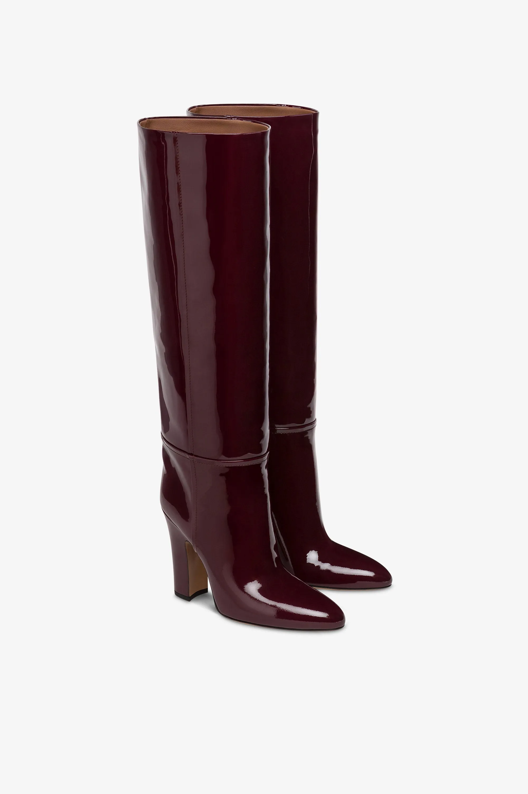 Boots in rouge noir patent leather. sold by Paris Texas product image thumbnail 2