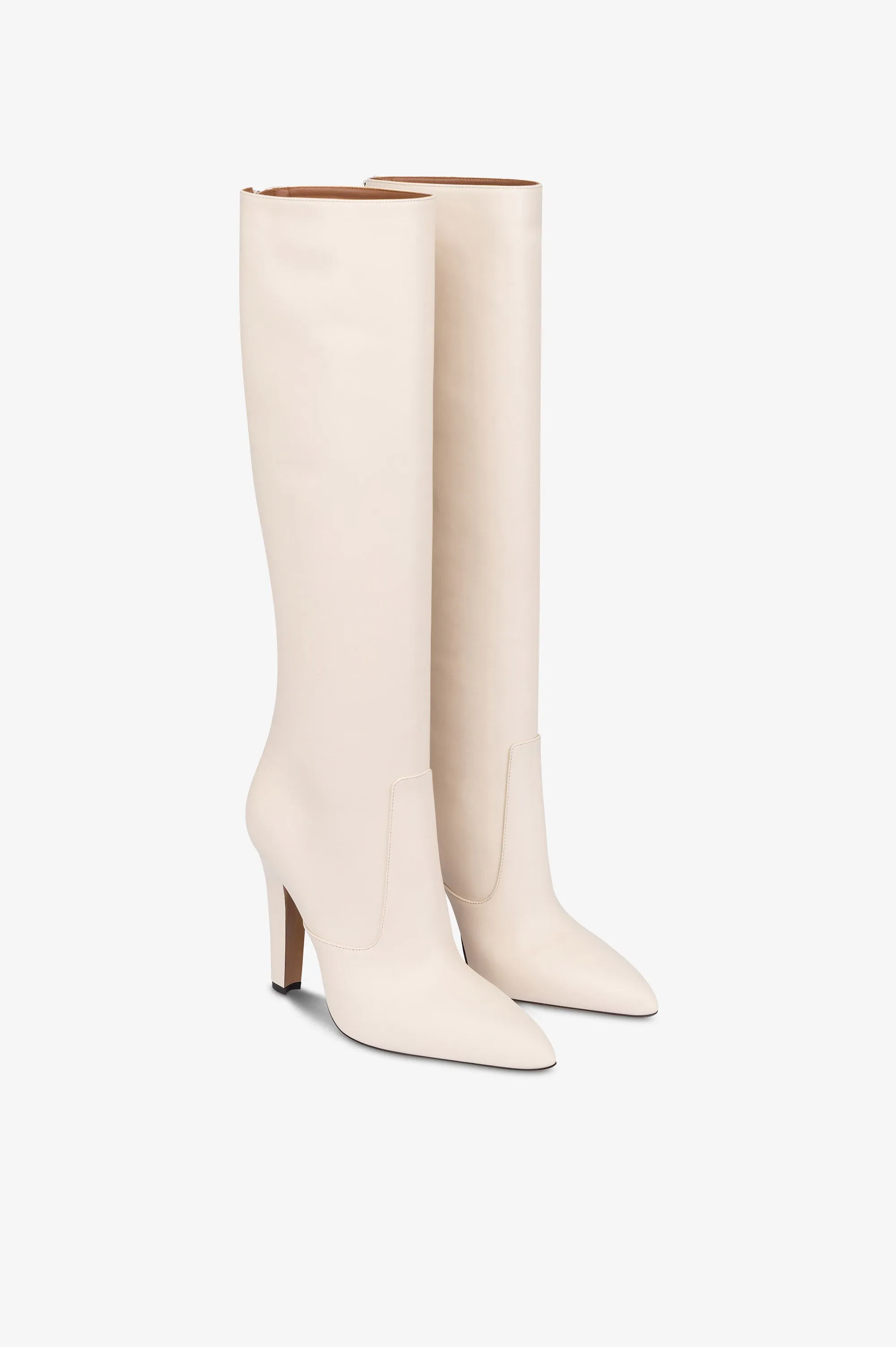 Boots in vanilla calf leather. sold by Paris Texas product image thumbnail 2