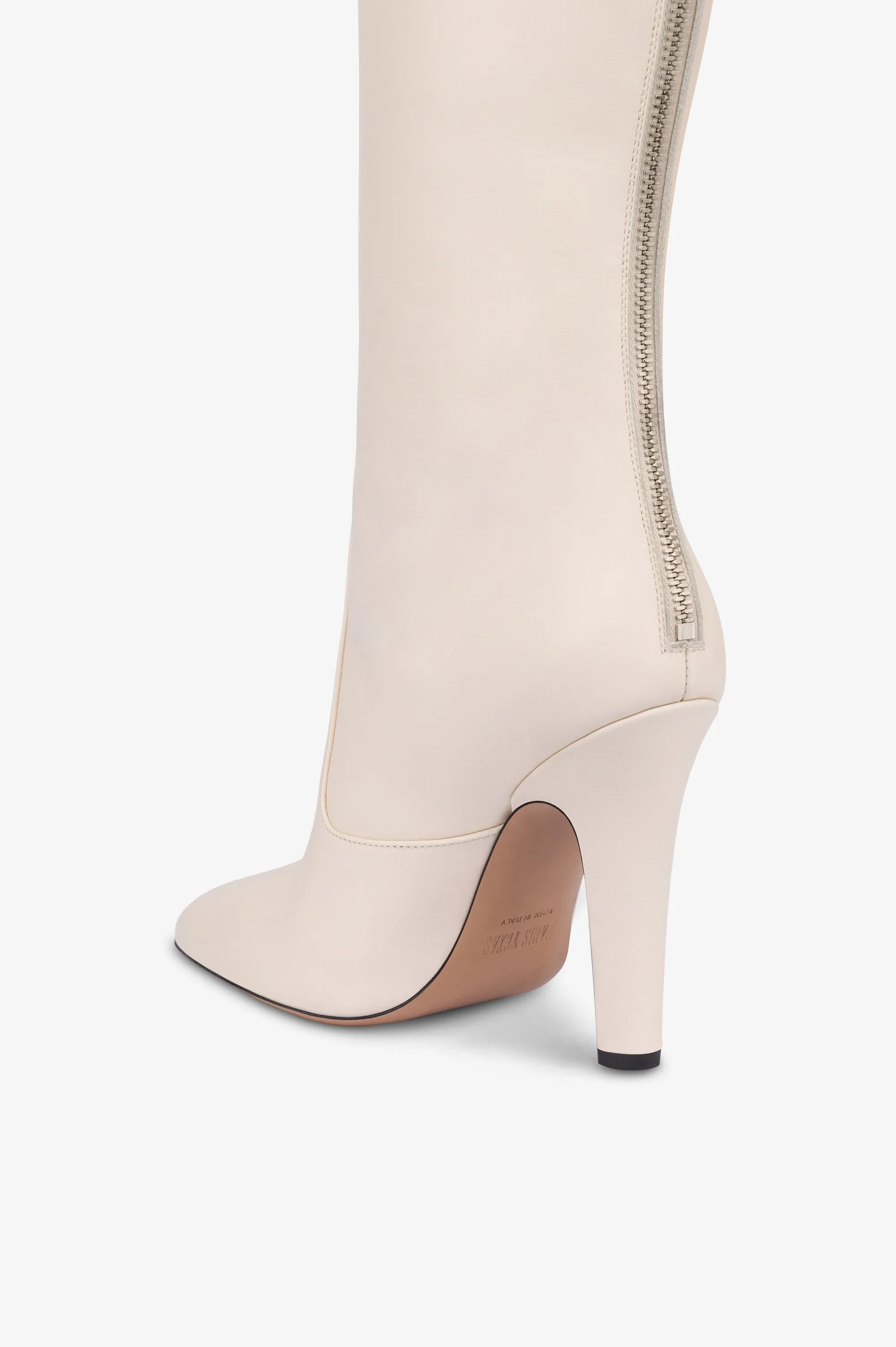 Boots in vanilla calf leather. sold by Paris Texas product image thumbnail 5