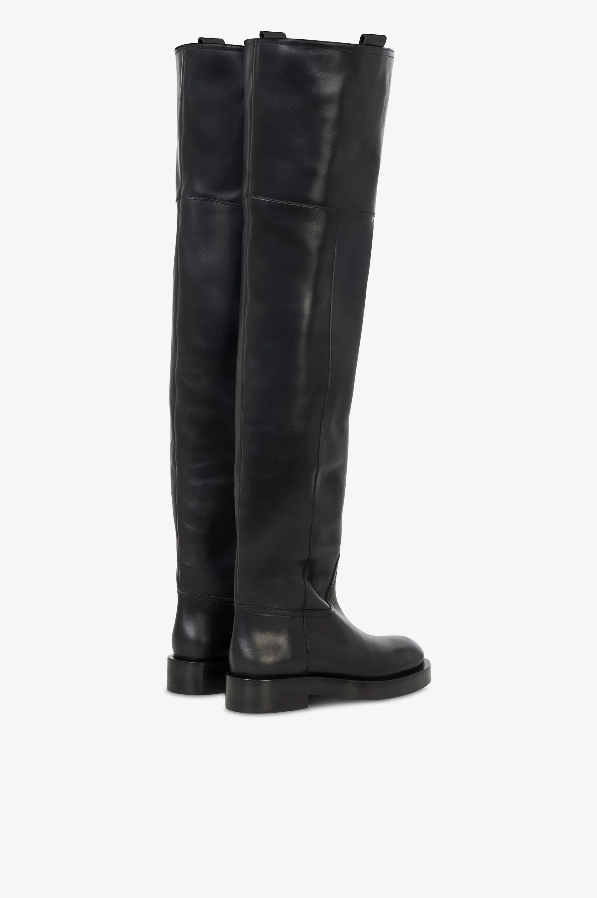 Over-the-knee boots in black calf leather. sold by Paris Texas product image thumbnail 3