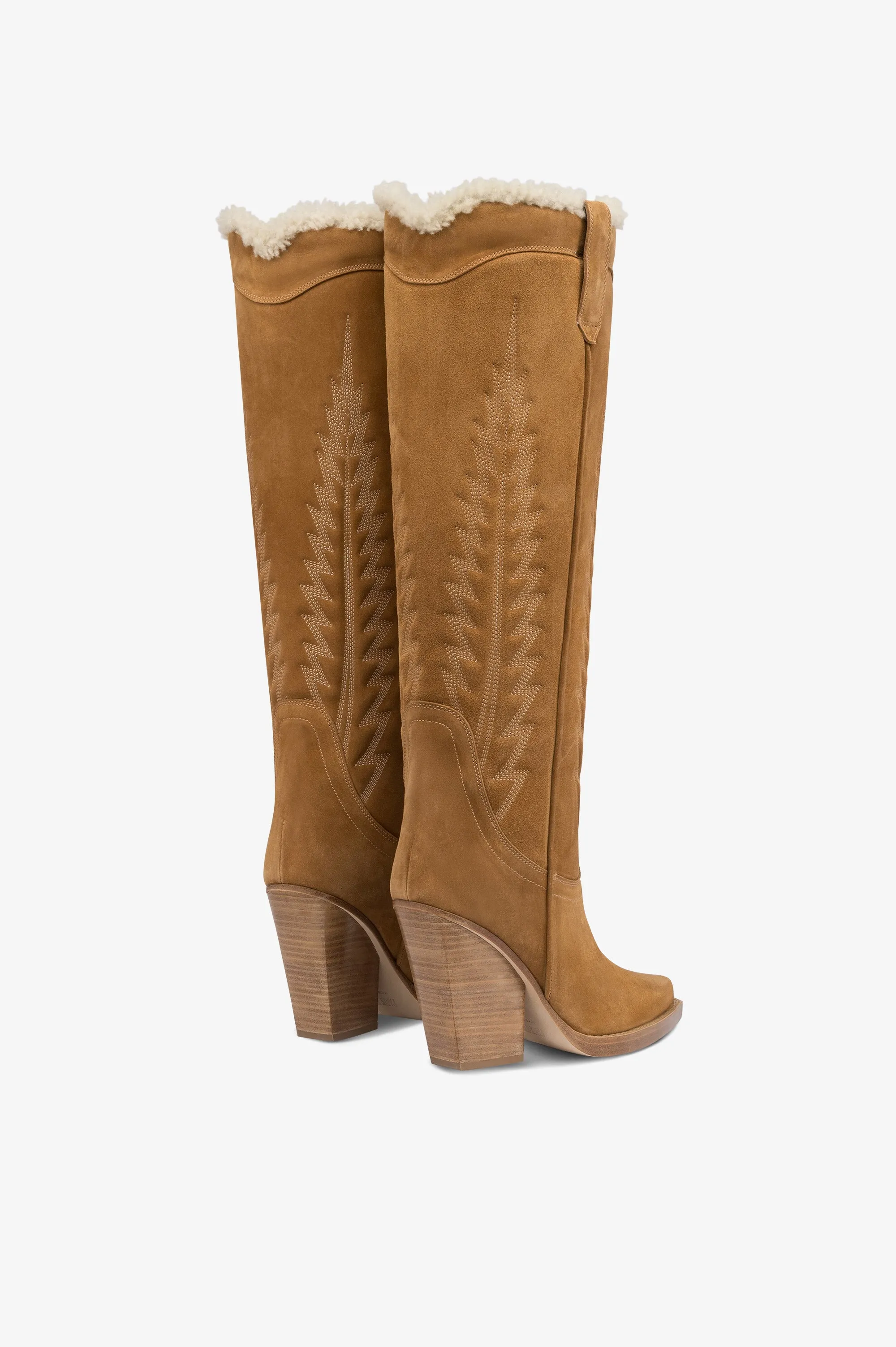 Suede texan boot sold by Paris Texas product image thumbnail 3