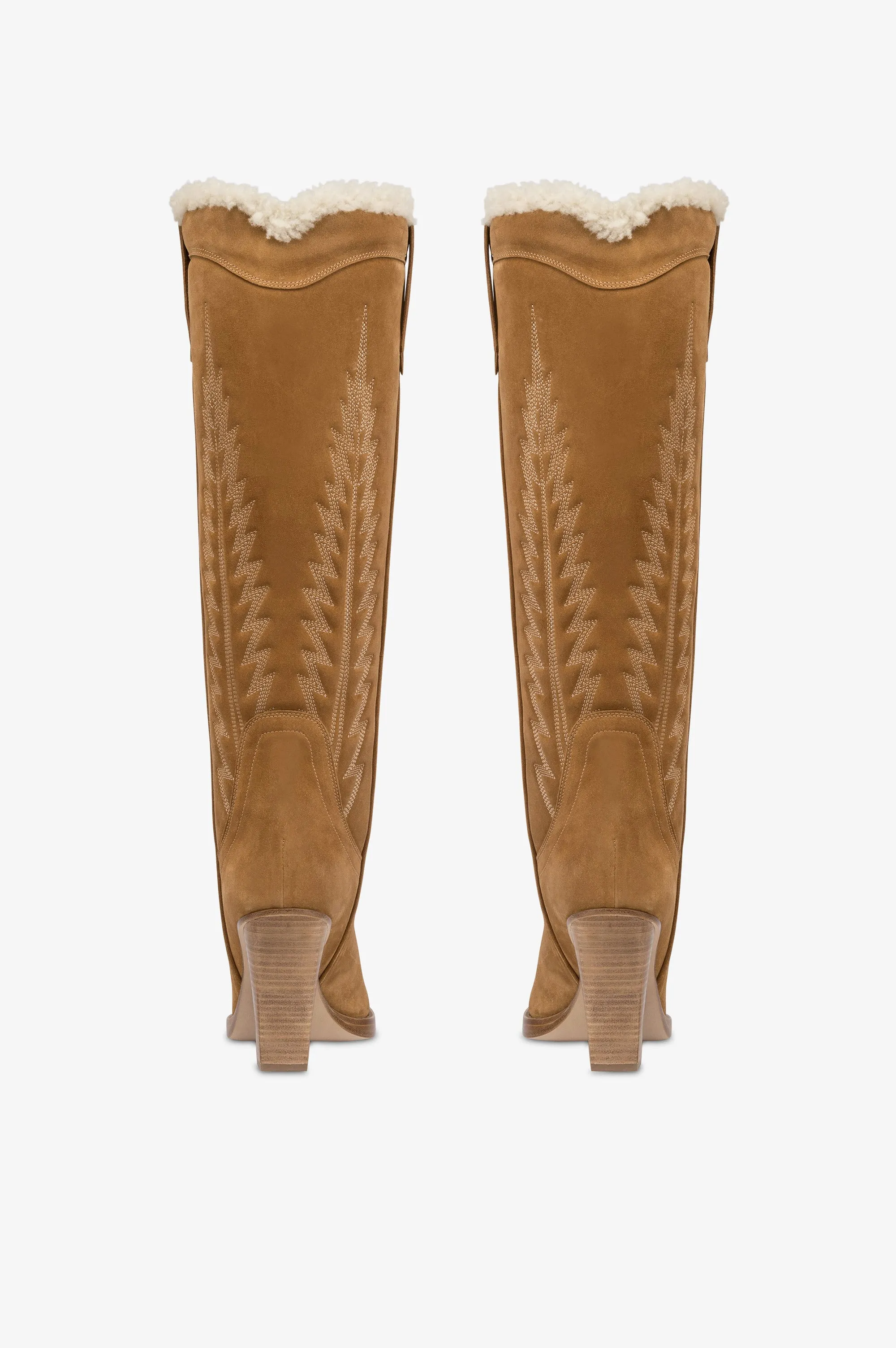 Suede texan boot sold by Paris Texas product image thumbnail 4
