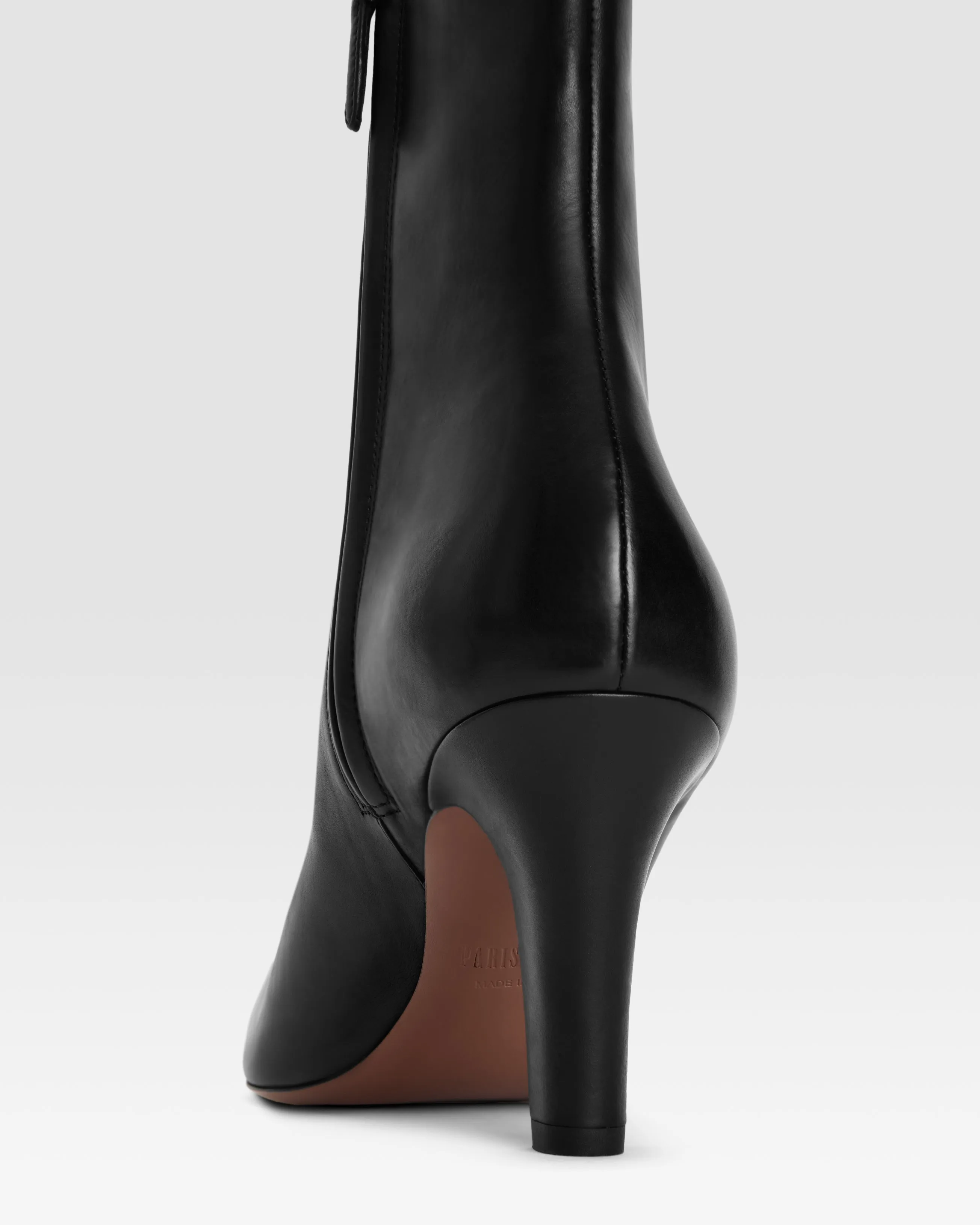 Ankle boots in black calf leather sold by Paris Texas product image thumbnail 5