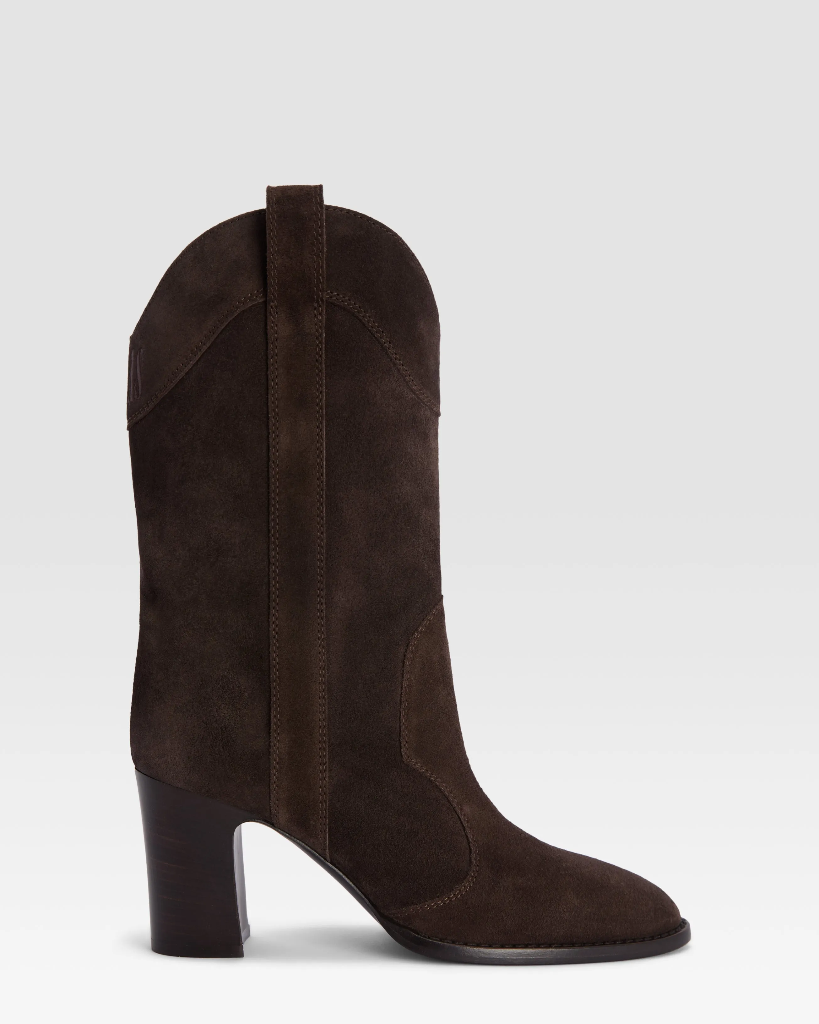 Suede boot sold by Paris Texas