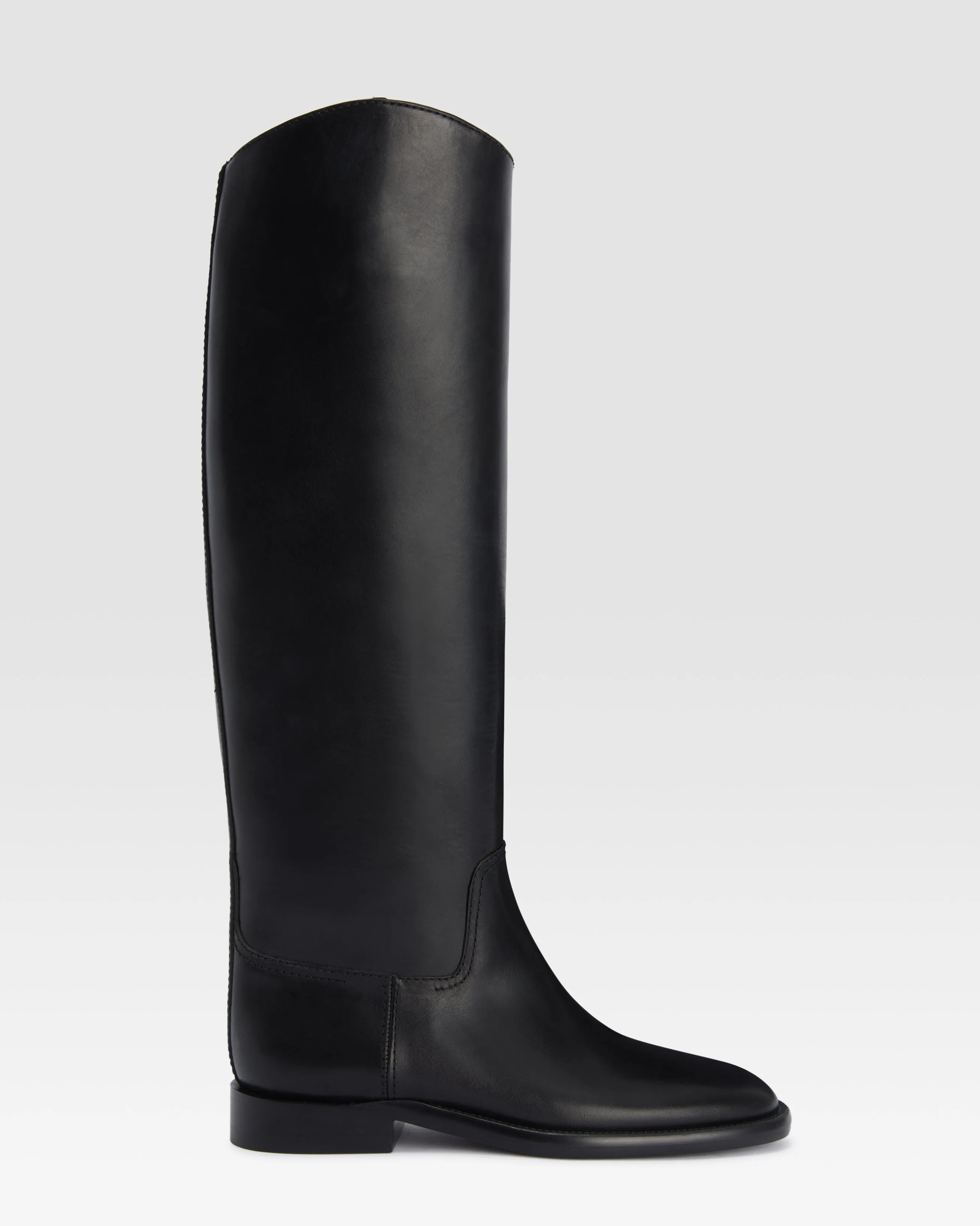 Boots in black calf leather sold by Paris Texas