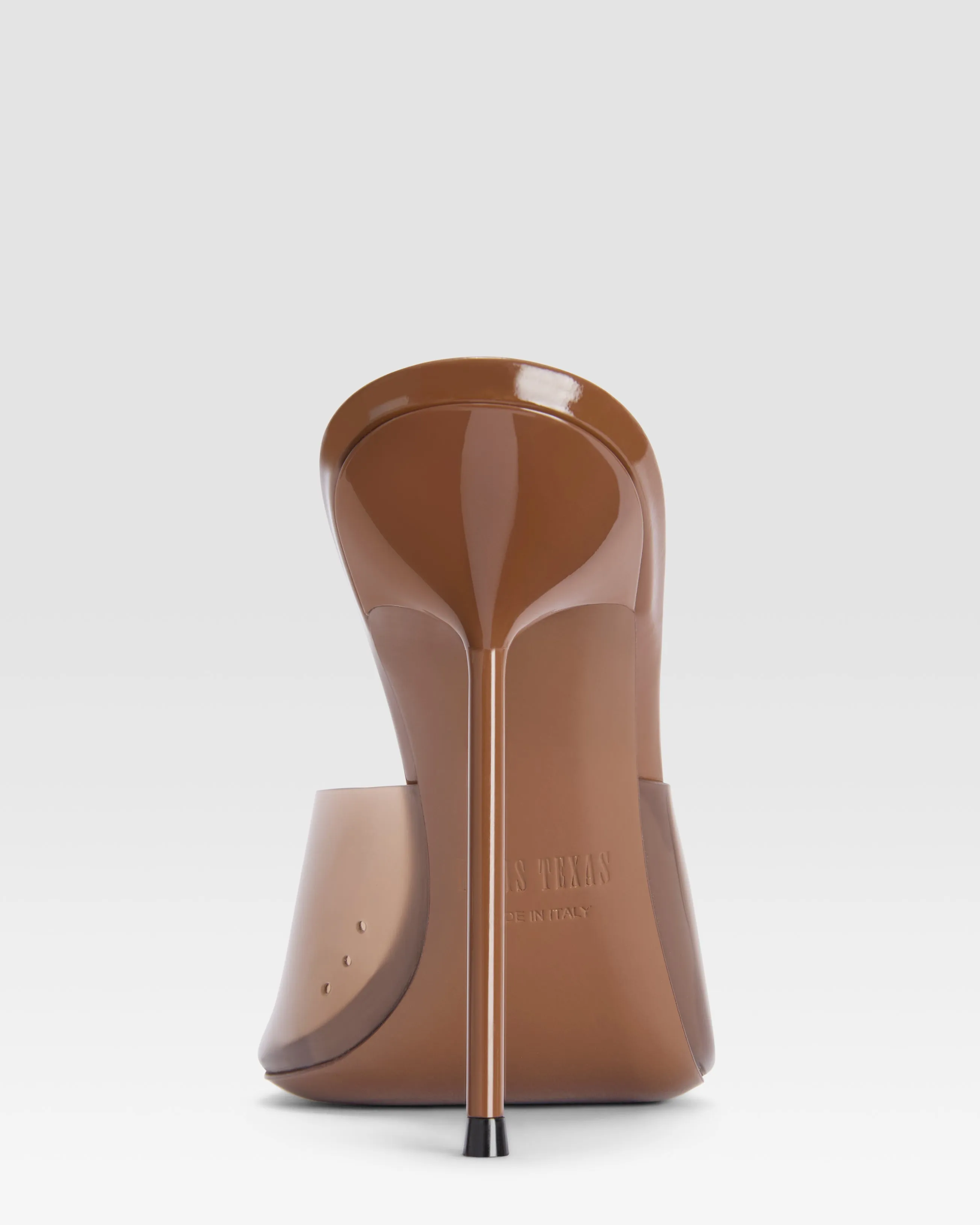 Patent leather and PVC mule sold by Paris Texas product image thumbnail 4