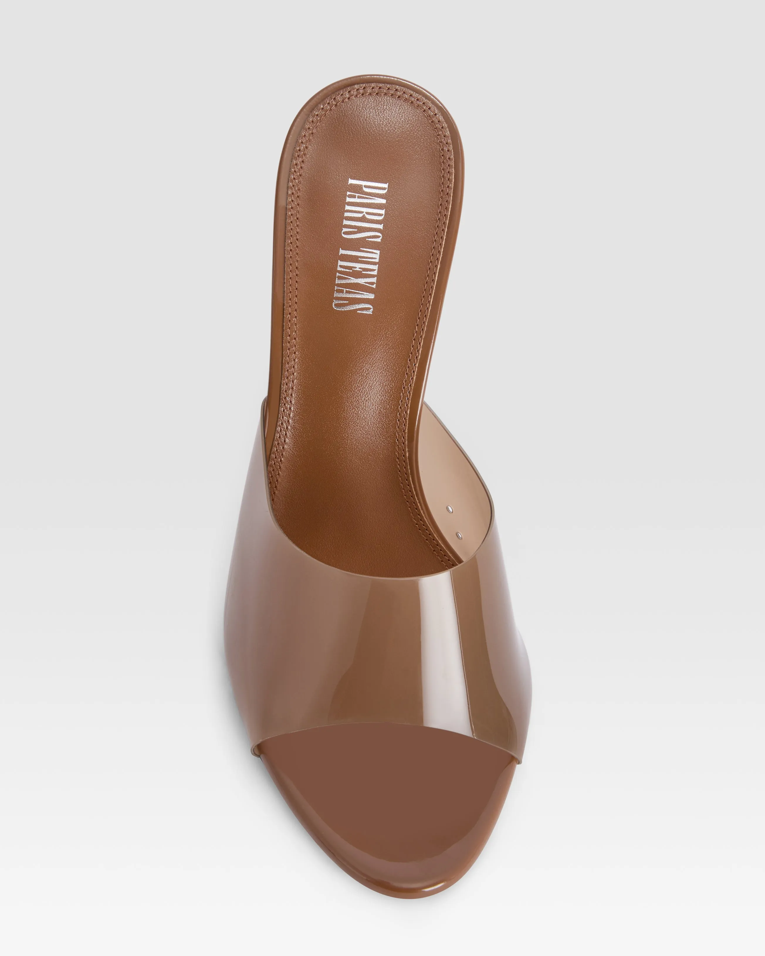 Patent leather and PVC mule sold by Paris Texas product image thumbnail 5