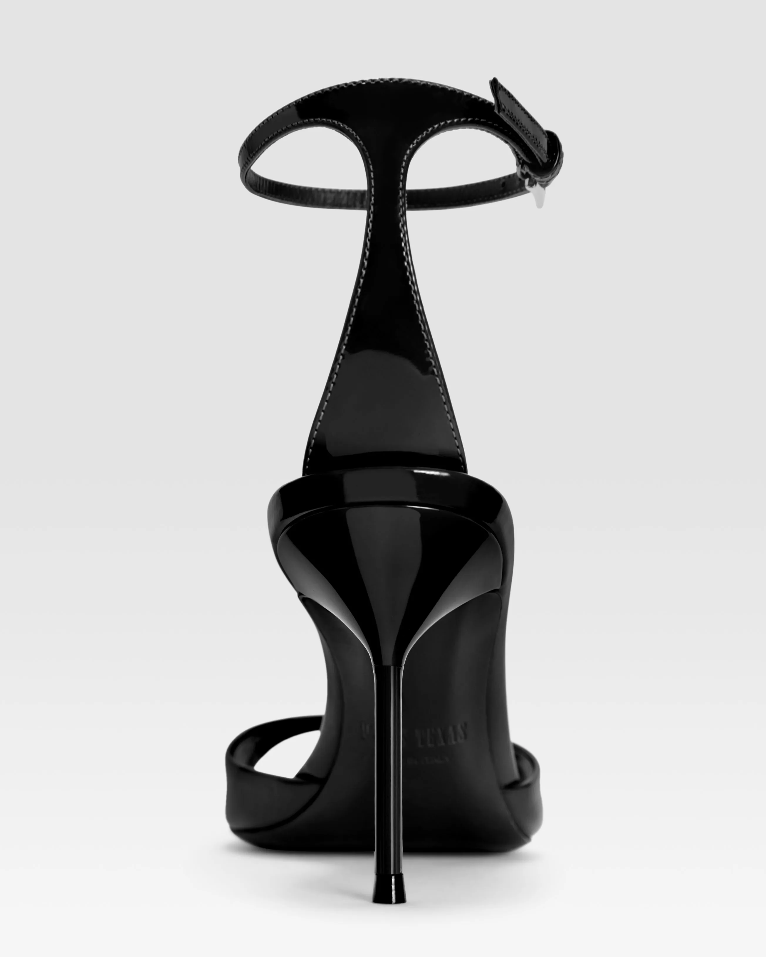 Patent leather sandal with ankle strap sold by Paris Texas product image thumbnail 4