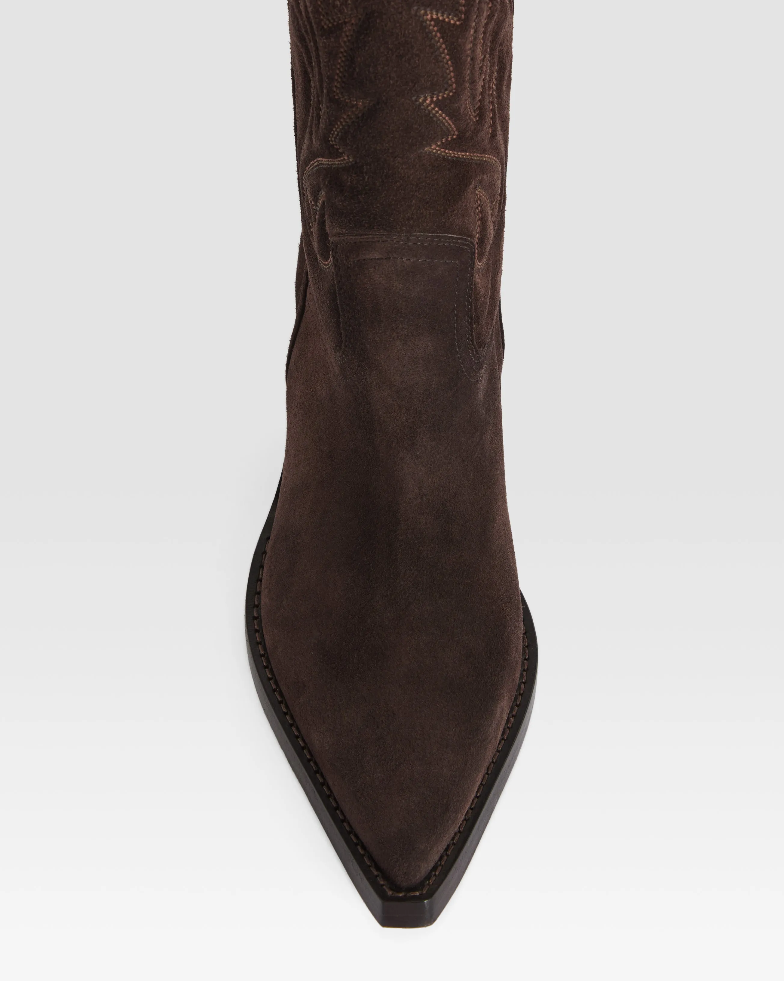 Suede Texan boot sold by Paris Texas product image thumbnail 5