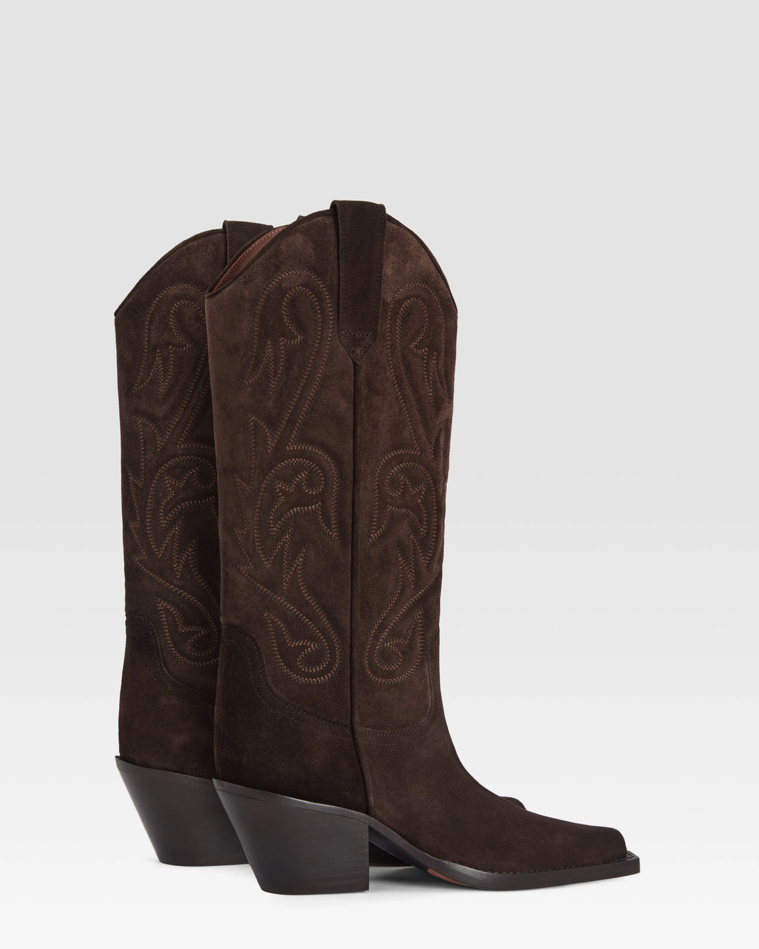 Suede Texan boot sold by Paris Texas product image thumbnail 3