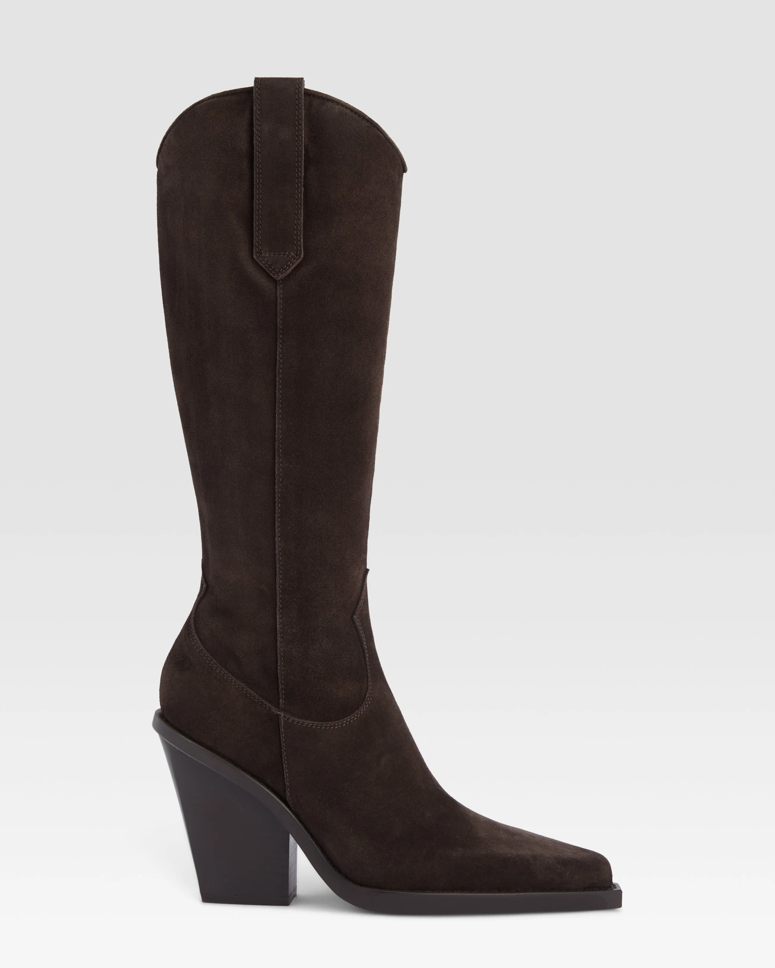 Suede Western boot sold by Paris Texas