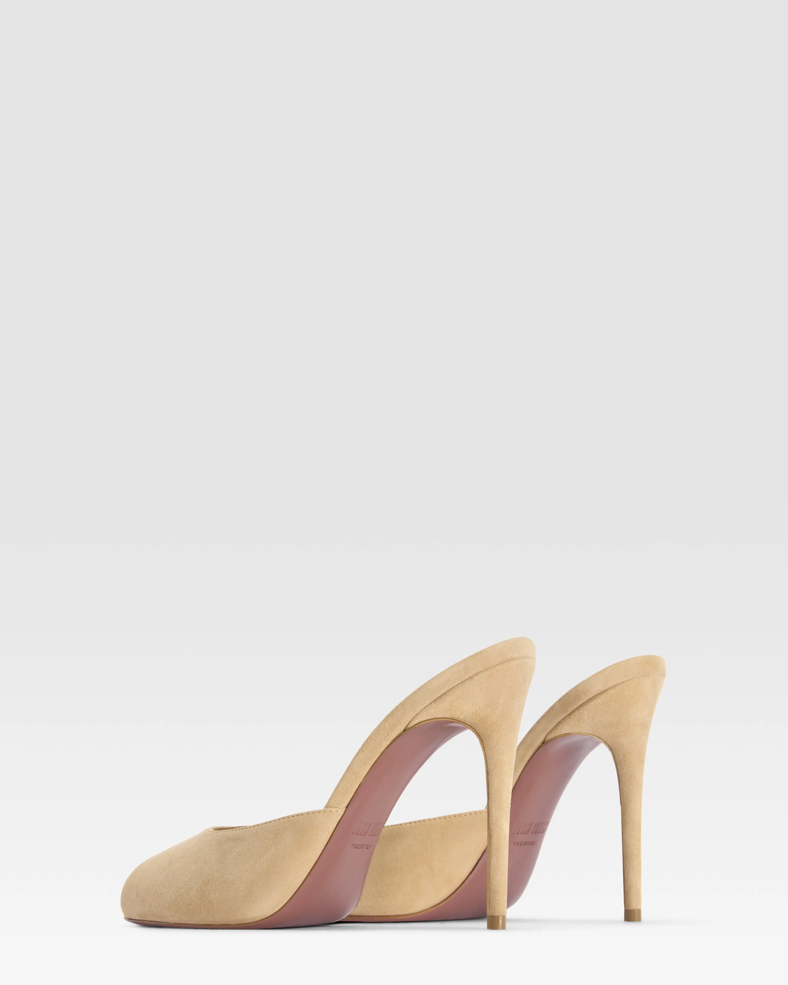 Suede open-toe mule sold by Paris Texas product image thumbnail 3