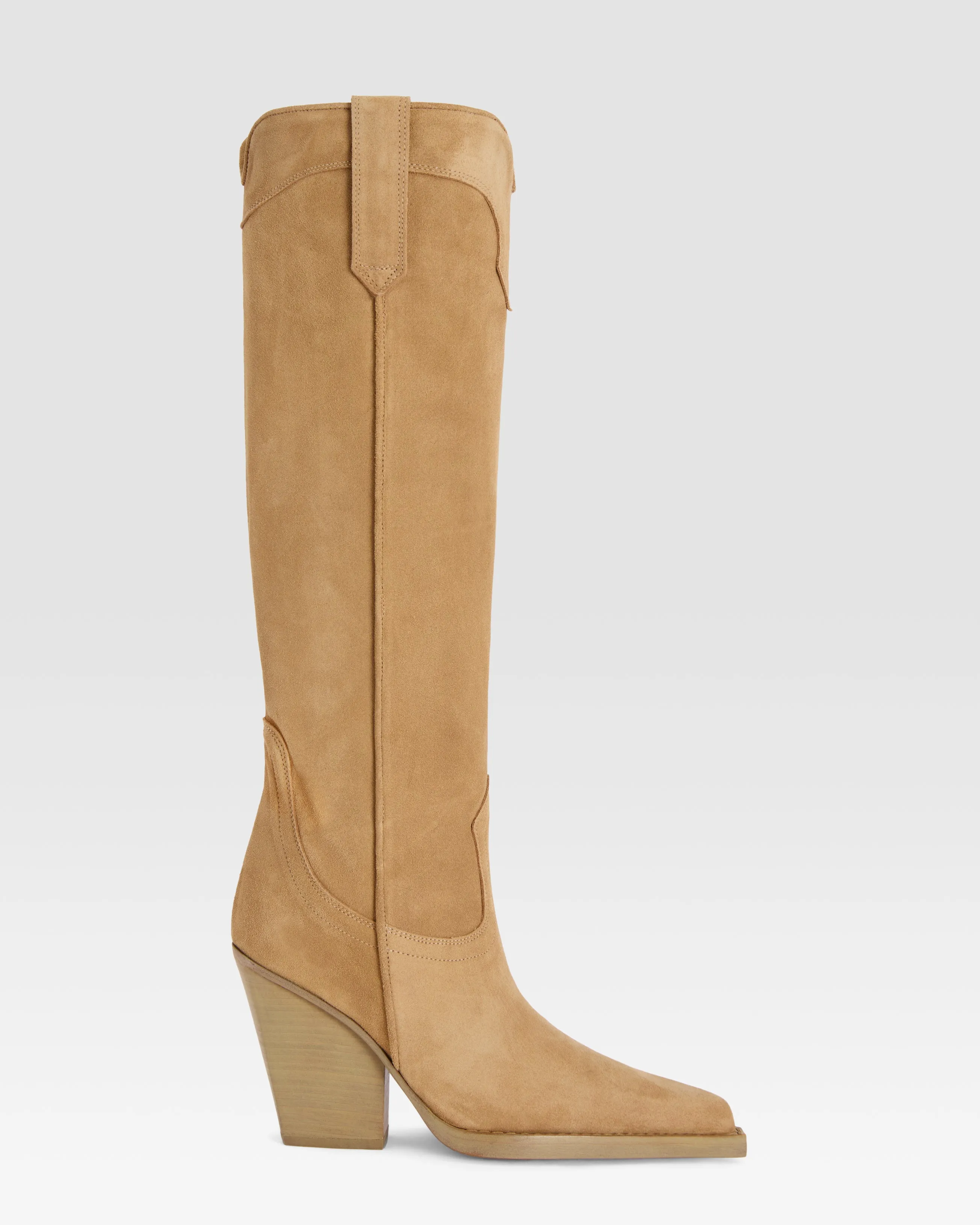 Suede Western boot sold by Paris Texas