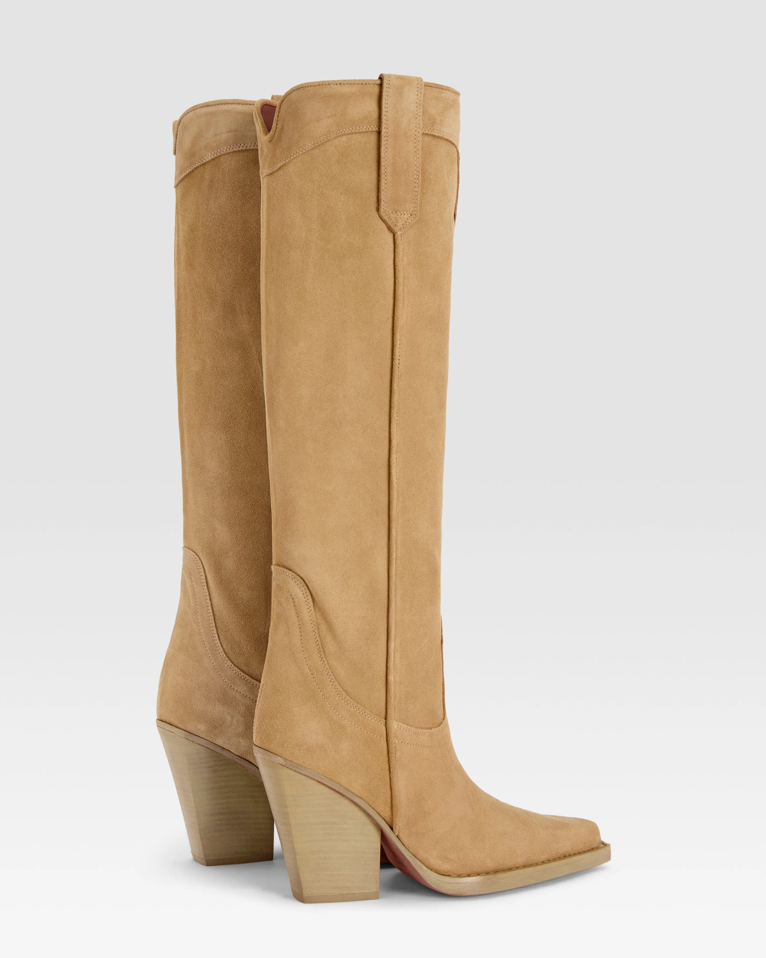 Suede Western boot sold by Paris Texas product image thumbnail 3