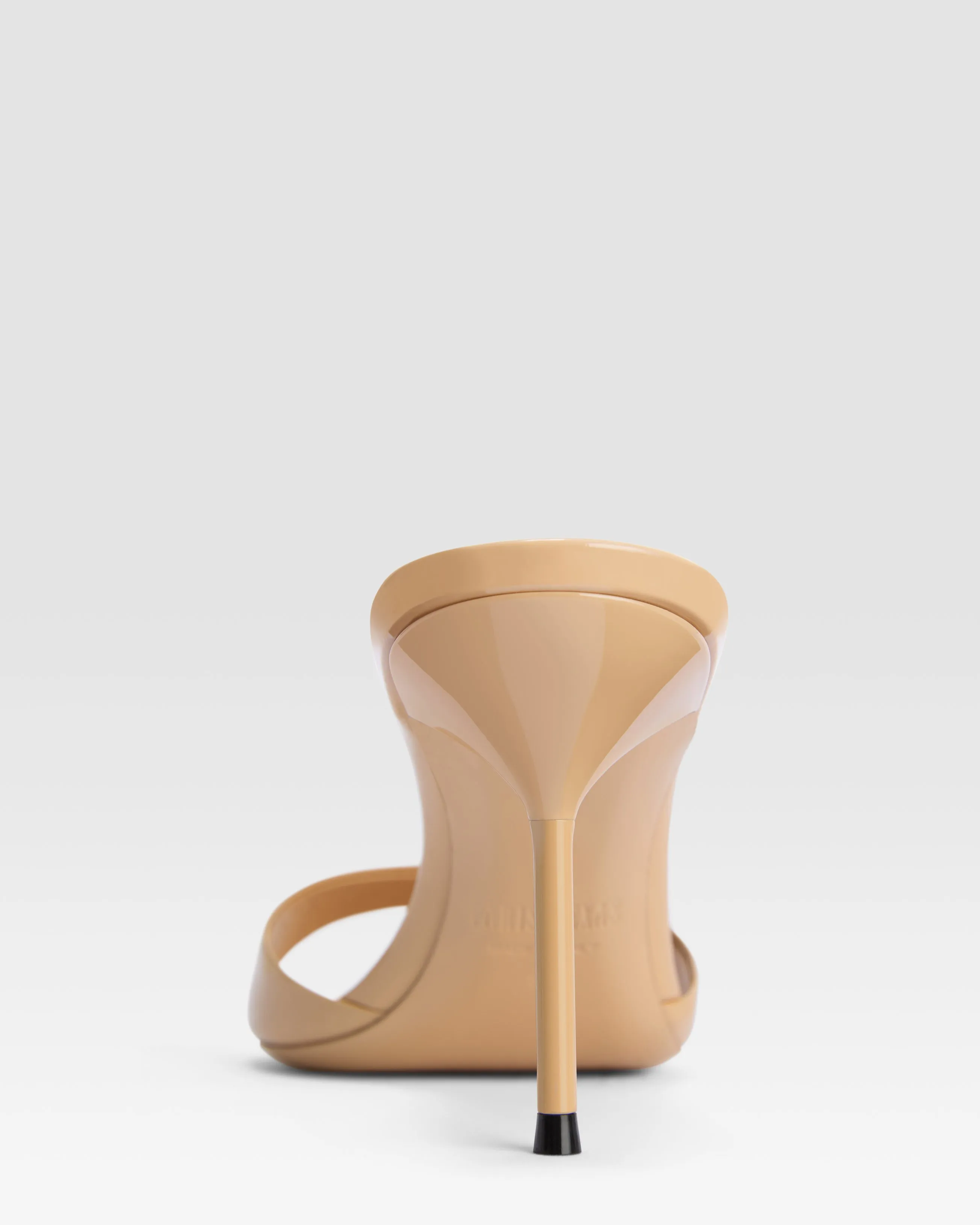 Mules in honey patent leather sold by Paris Texas product image thumbnail 4