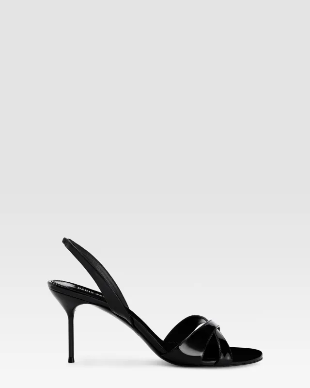 PATENT LEATHER SANDAL made by Paris Texas