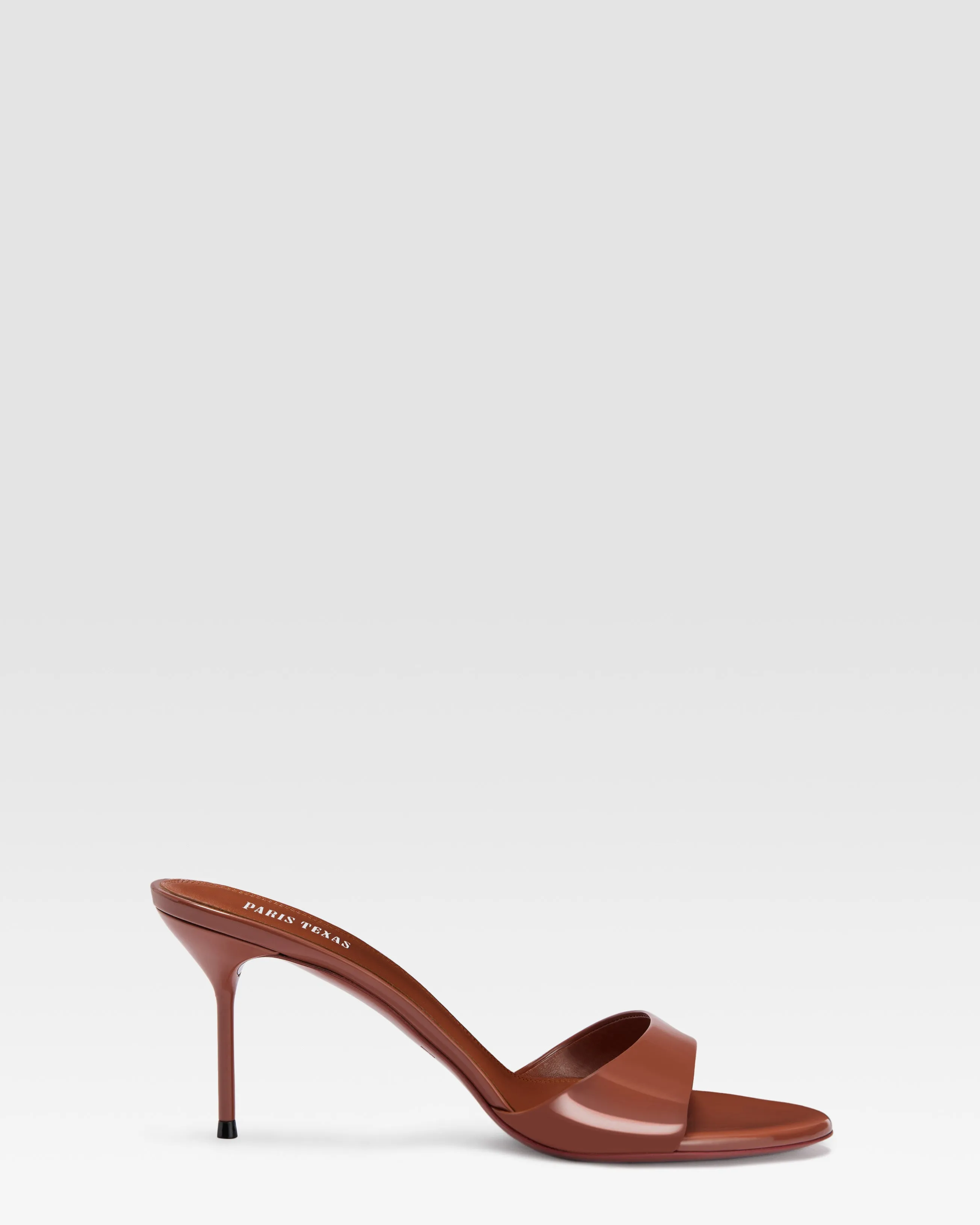 PATENT LEATHER MULE sold by Paris Texas