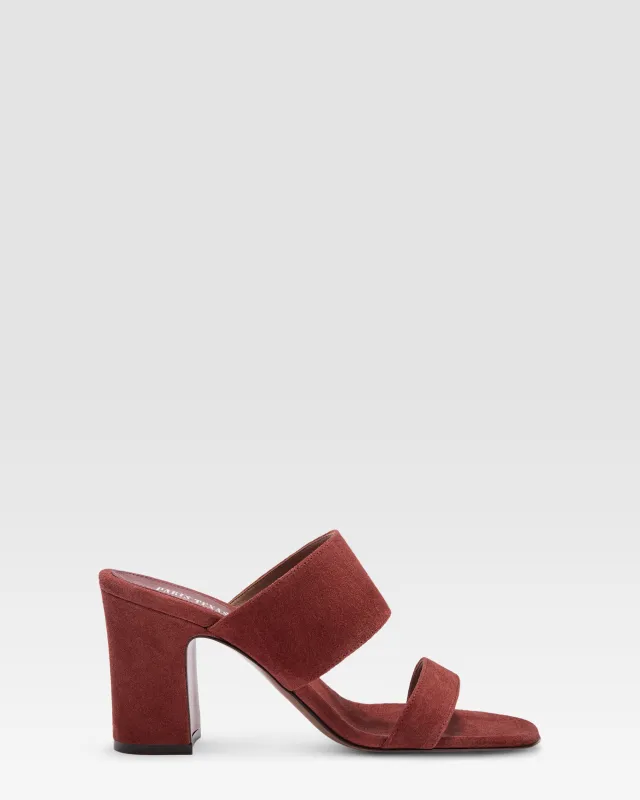 SUEDE LEATHER MULE made by Paris Texas