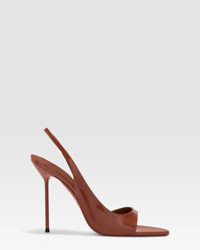 PATENT LEATHER SANDAL made by Paris Texas