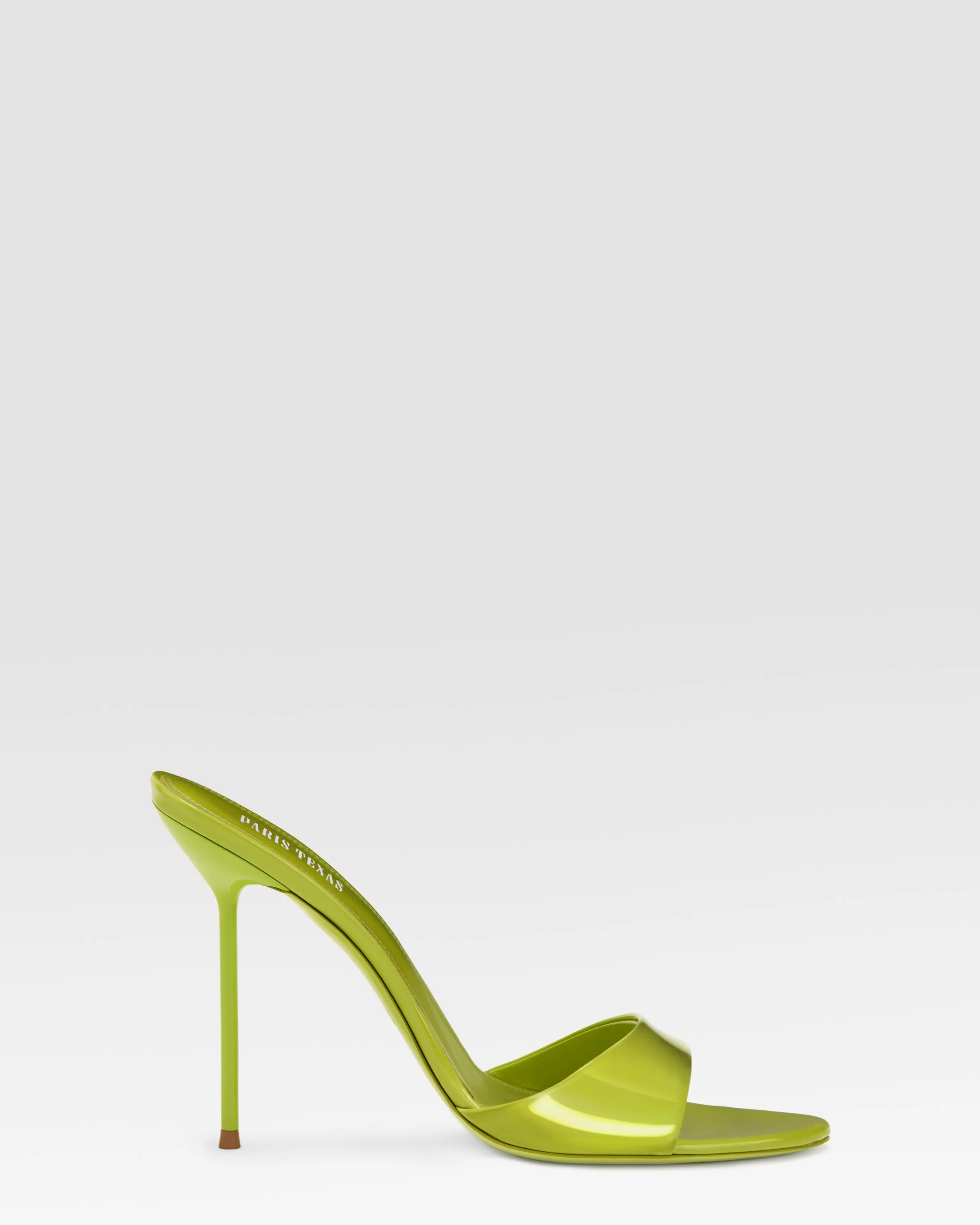 PATENT LEATHER MULE sold by Paris Texas