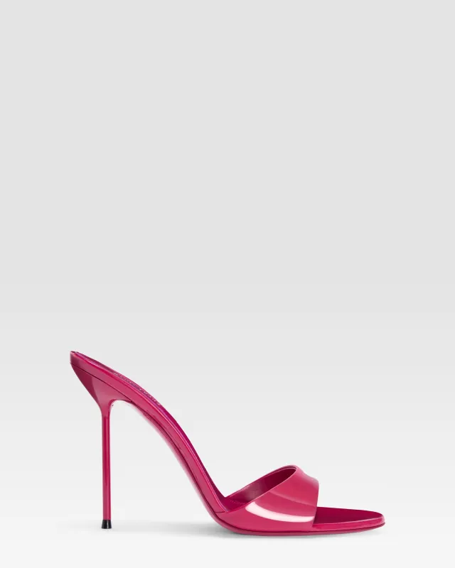 PATENT LEATHER MULE made by Paris Texas