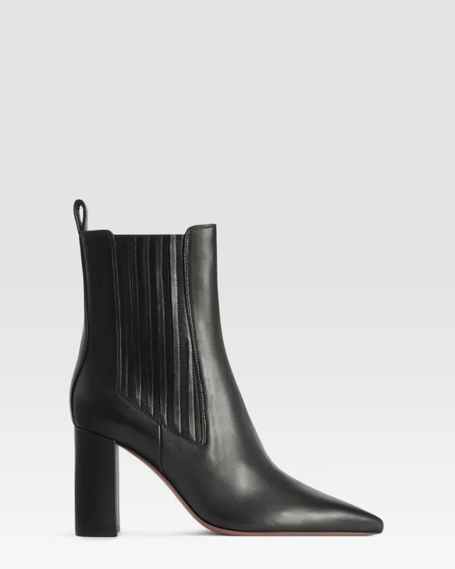 LEATHER ANKLE BOOT made by Paris Texas