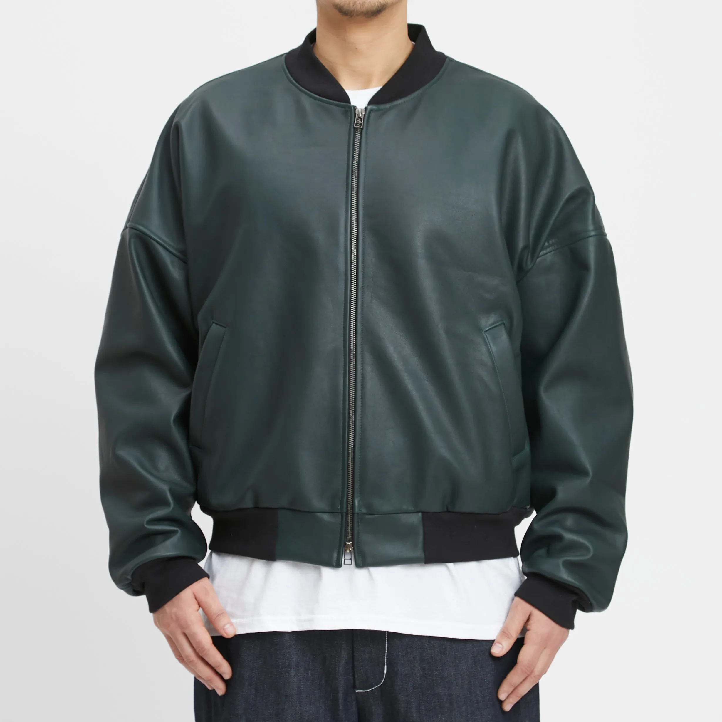 Napa Jacket - Dark Green Leather sold by S.K. Manor Hill product image thumbnail 3