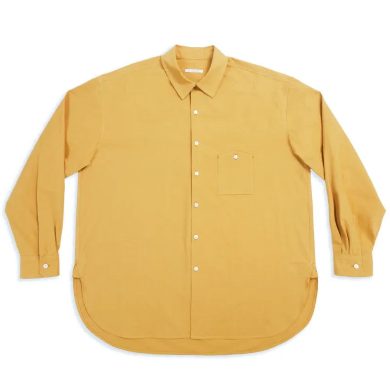 Smoke Shirt - Mustard Cotton made by S.K. Manor Hill