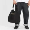 Weekend Bag - Black Waxed Cotton/Nylon sold by S.K. Manor Hill