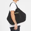 Weekend Bag - Black Waxed Cotton/Nylon sold by S.K. Manor Hill