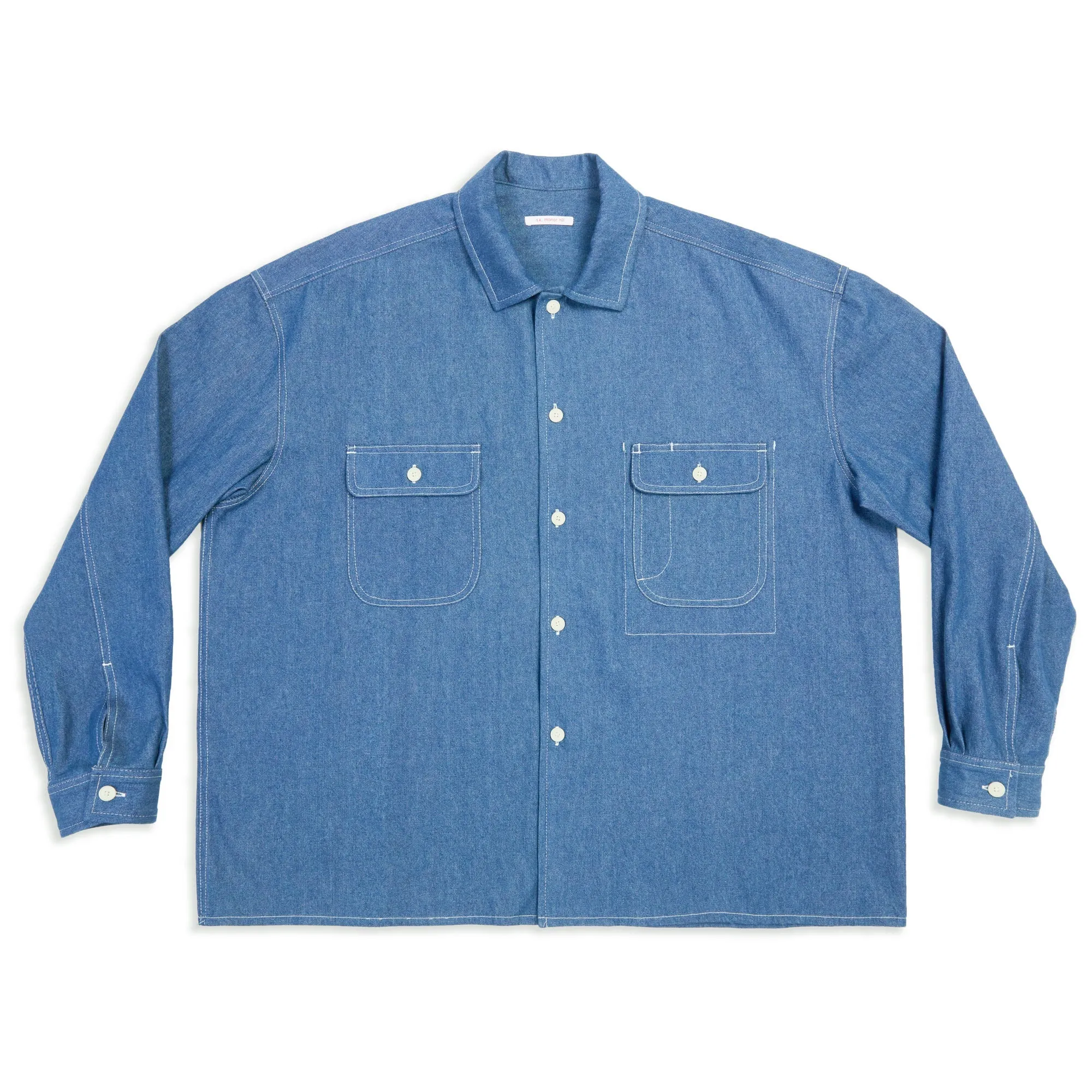 Park Shirt/Jacket - Light Blue Denim Cotton sold by S.K. Manor Hill