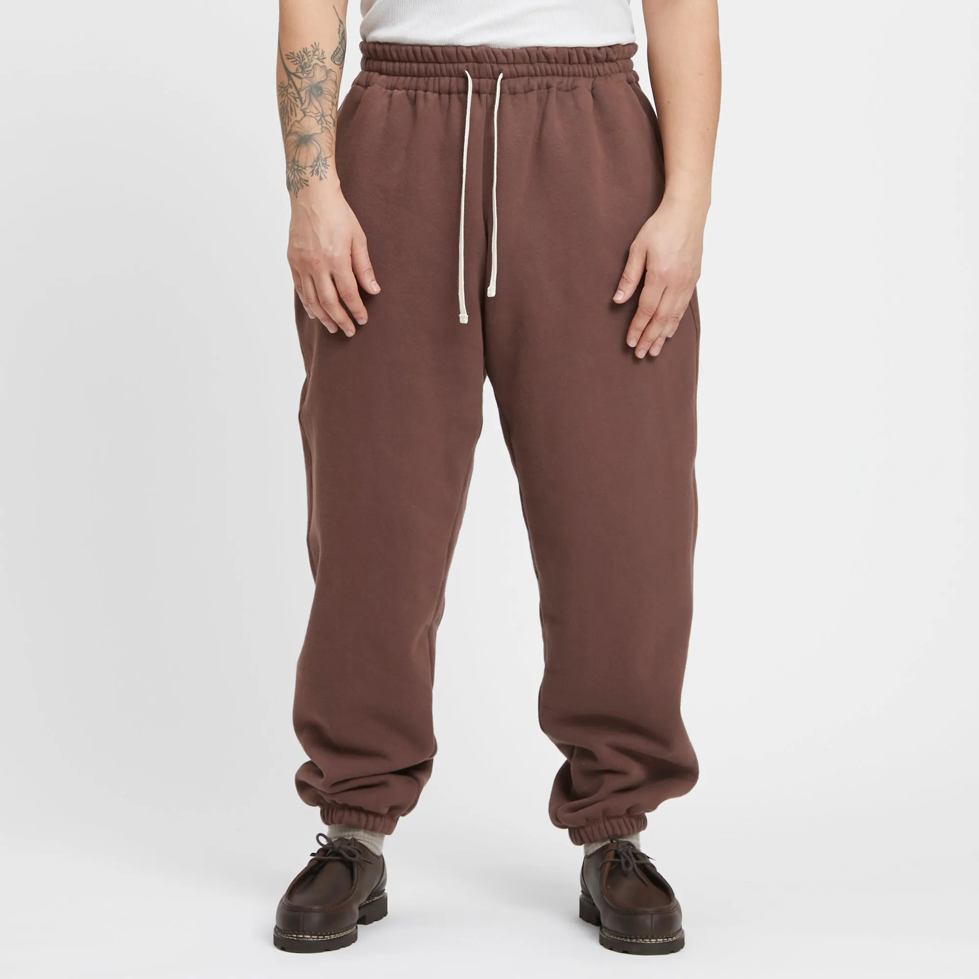 Alston Sweatpant - Brown Cotton Fleece sold by S.K. Manor Hill product image thumbnail 3