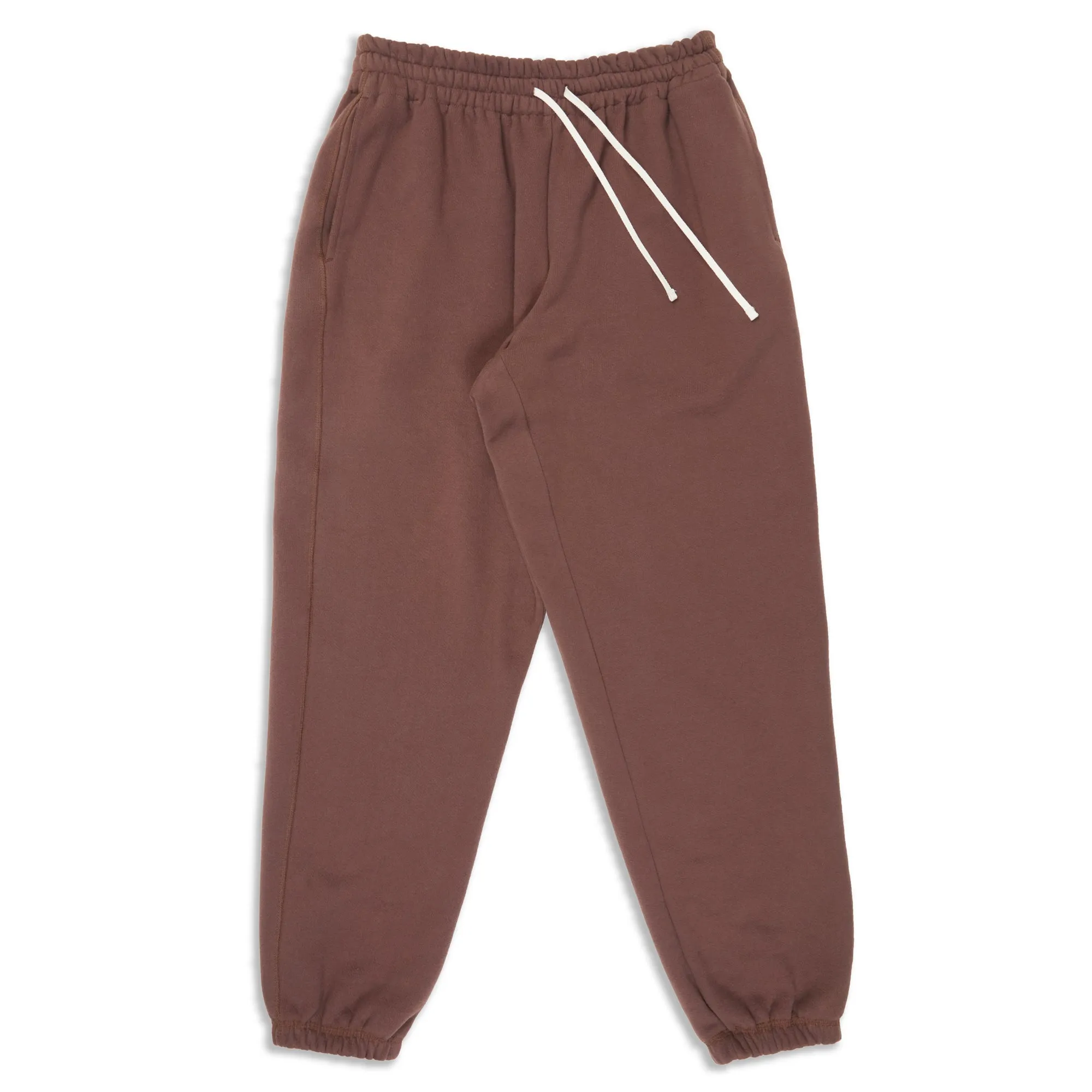 Alston Sweatpant - Brown Cotton Fleece sold by S.K. Manor Hill